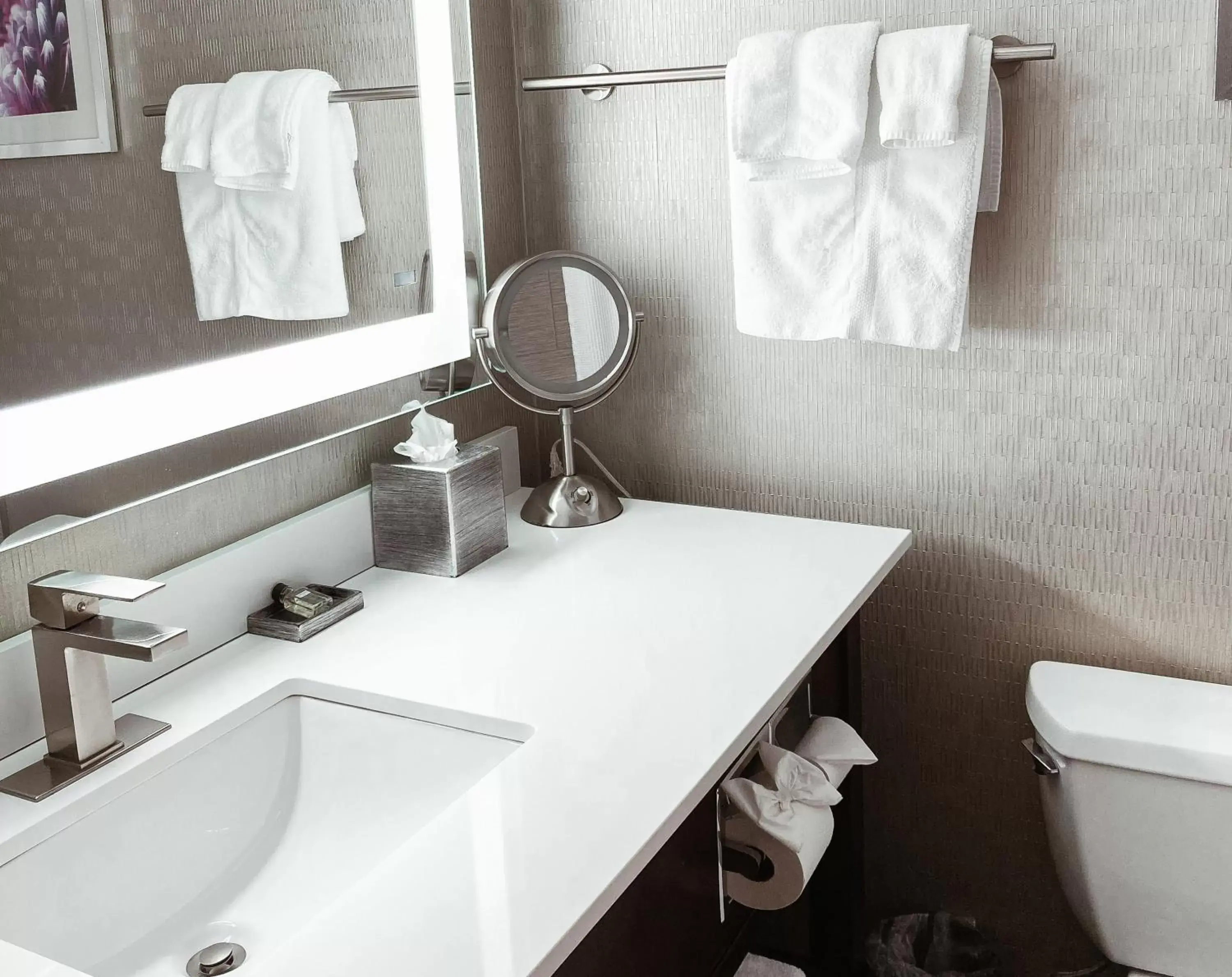 Bathroom in Crowne Plaza Chicago SW - Burr Ridge, an IHG Hotel