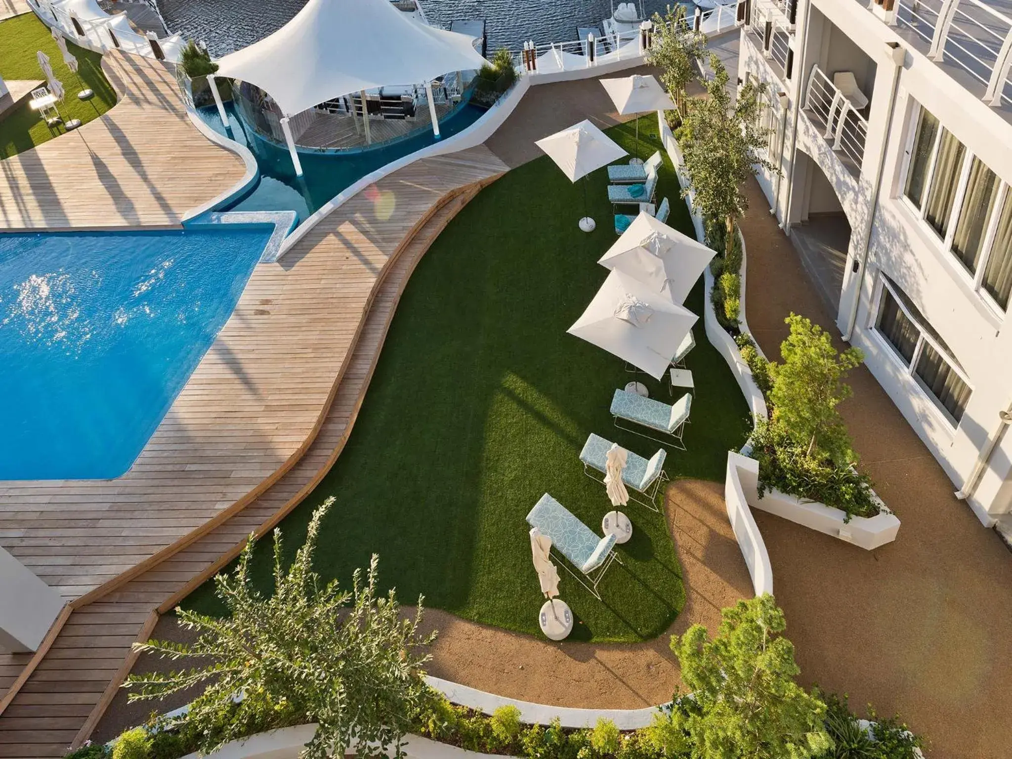 Swimming pool, Pool View in Krystal Beach Hotel