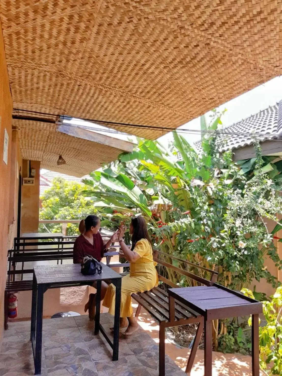 Balcony/Terrace in Panisara Pool Villa Resort Huahin