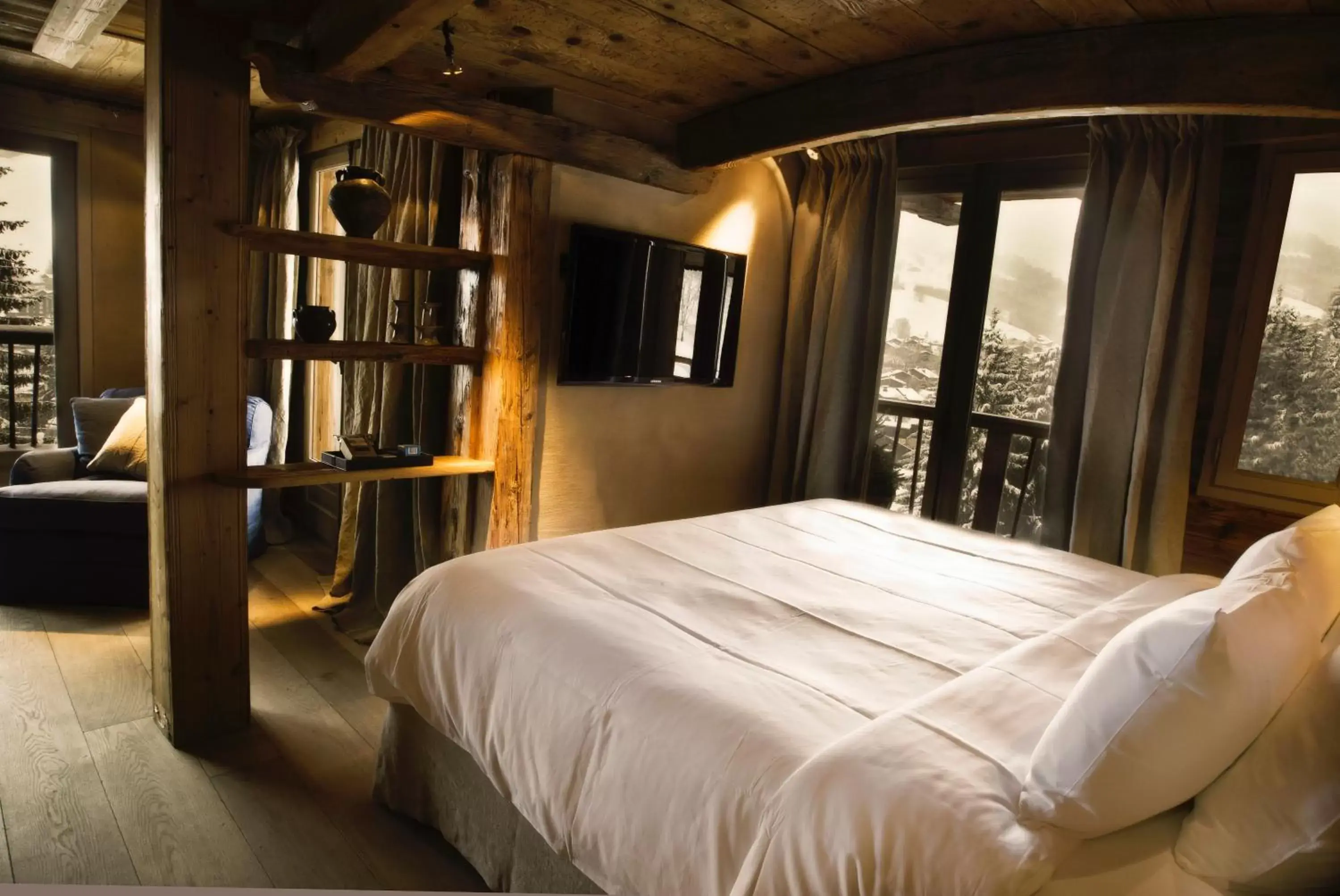 Bed in Zannier Hotels Le Chalet