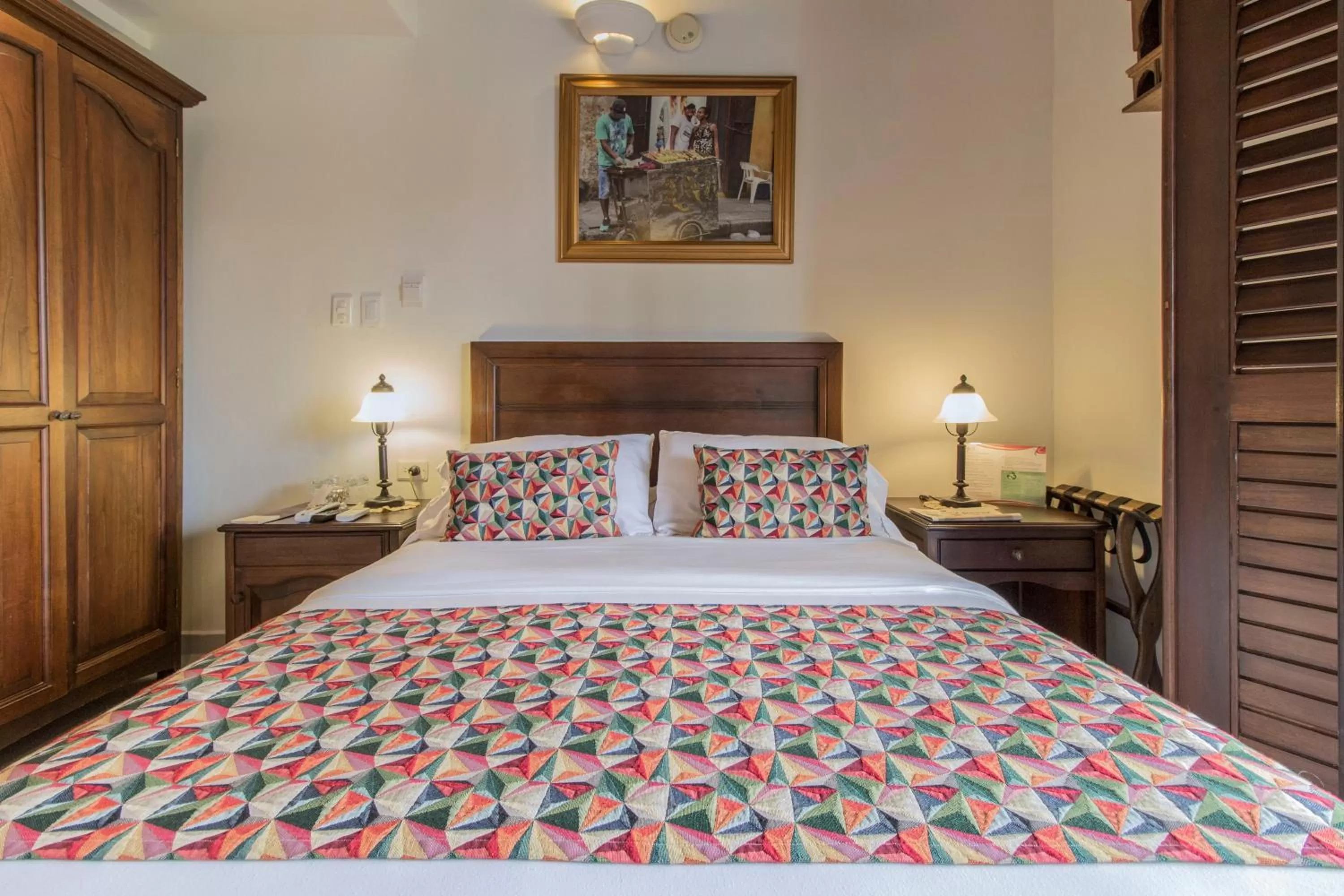 Bed in Hotel Casa La Fe