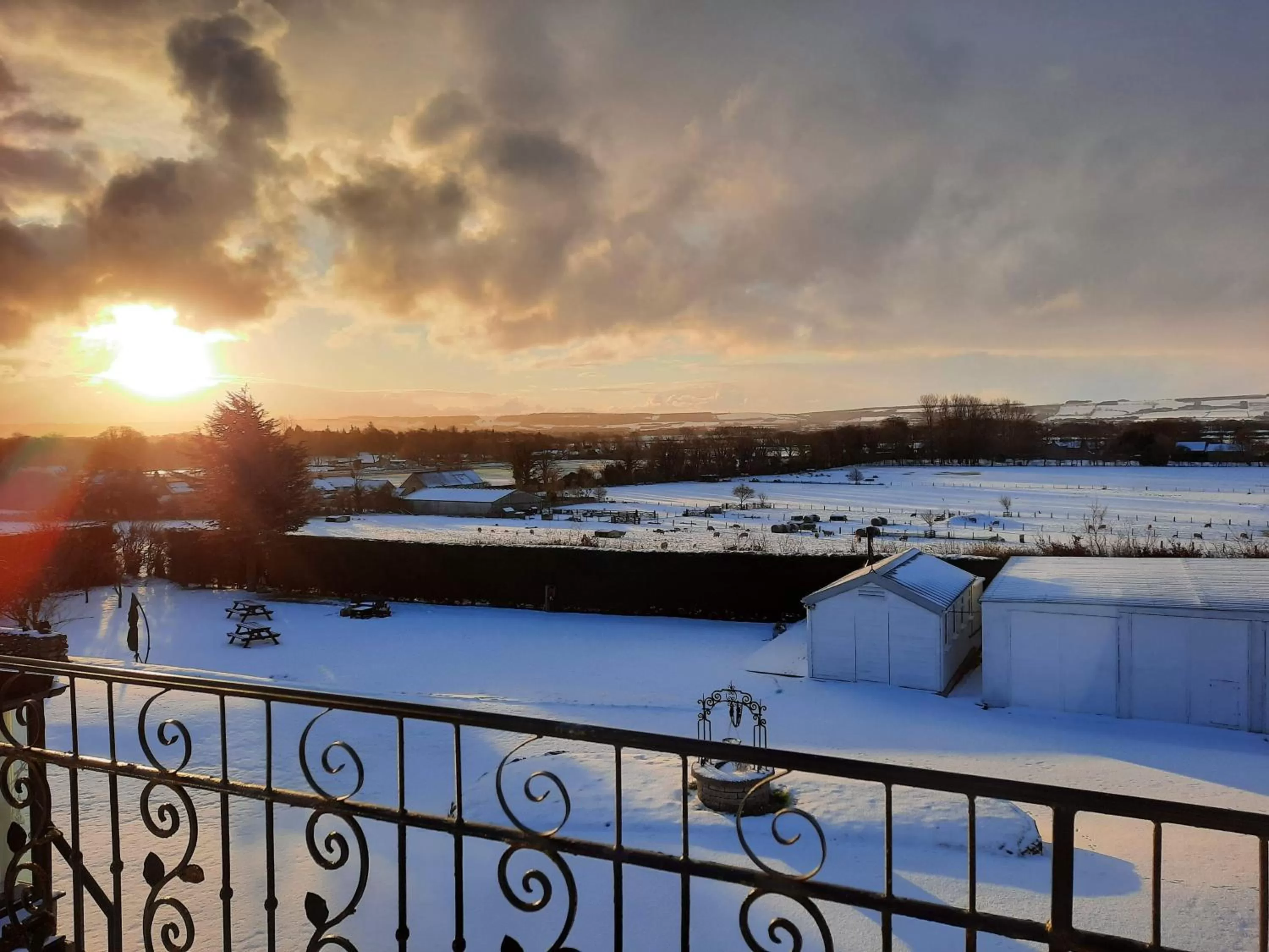 Natural landscape, Pool View in The Wood Cottage