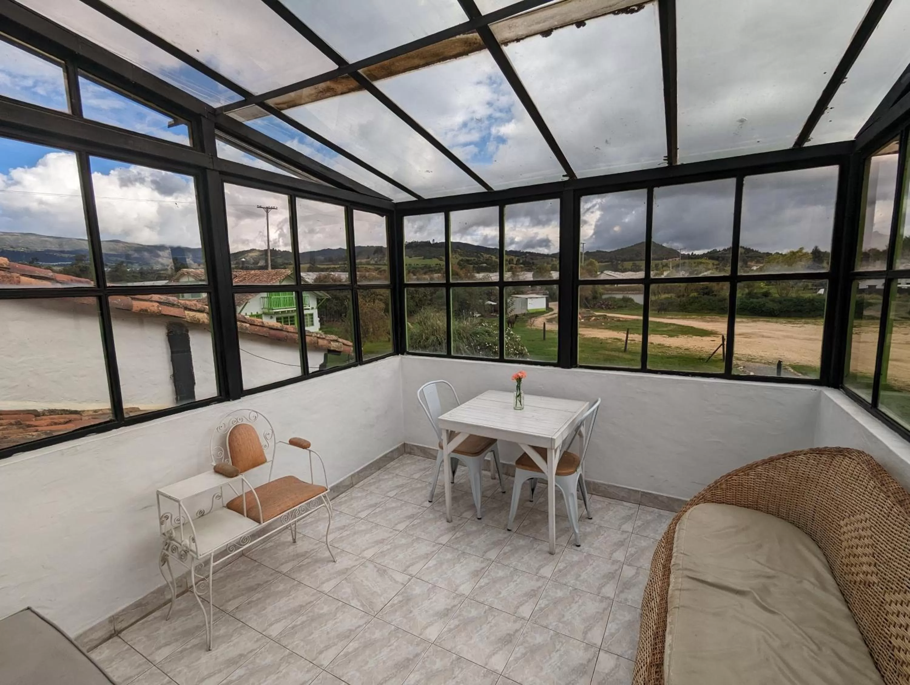 Balcony/Terrace in Posada Cafe La Huerta