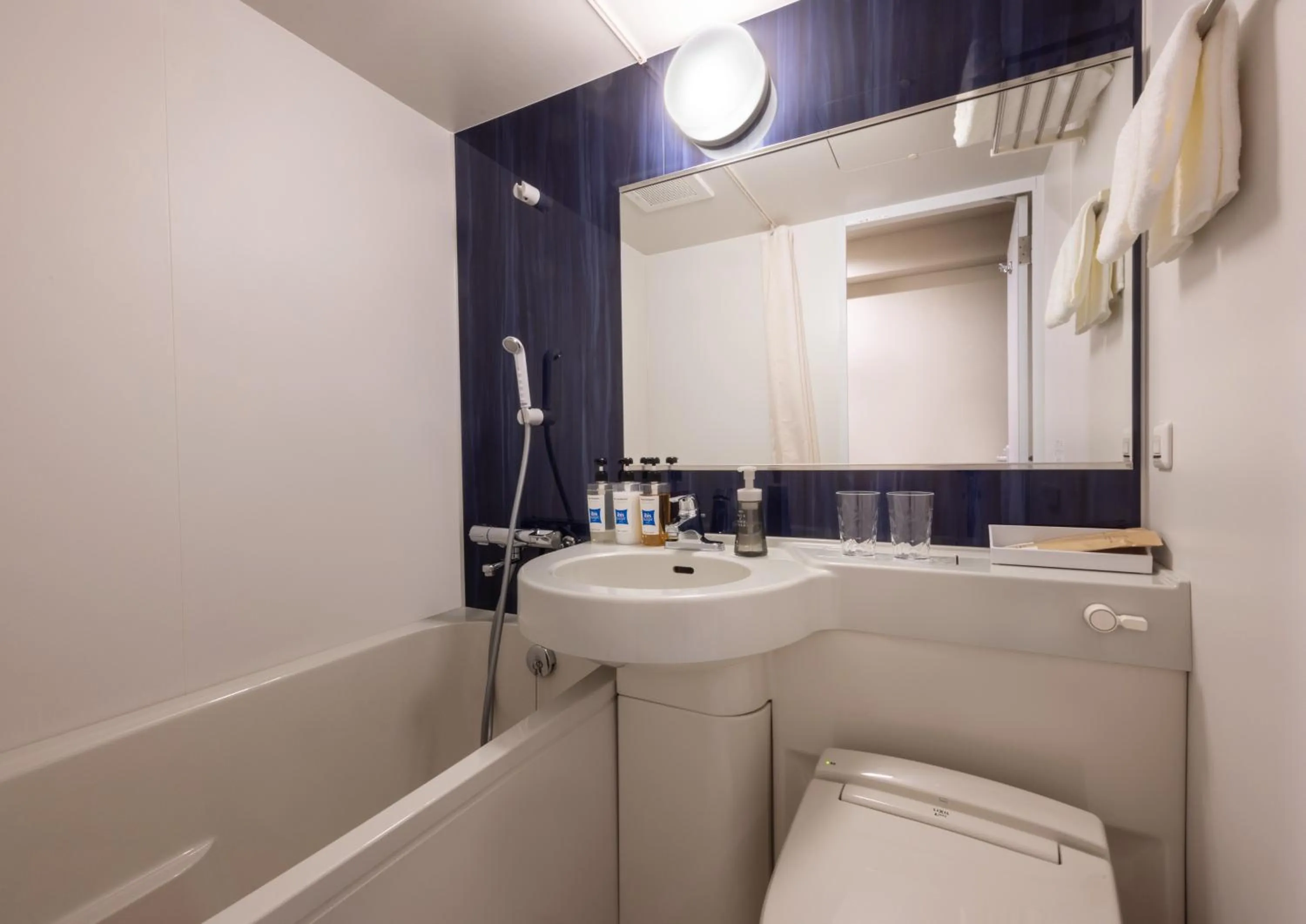 Bathroom in ibis Budget Osaka Umeda