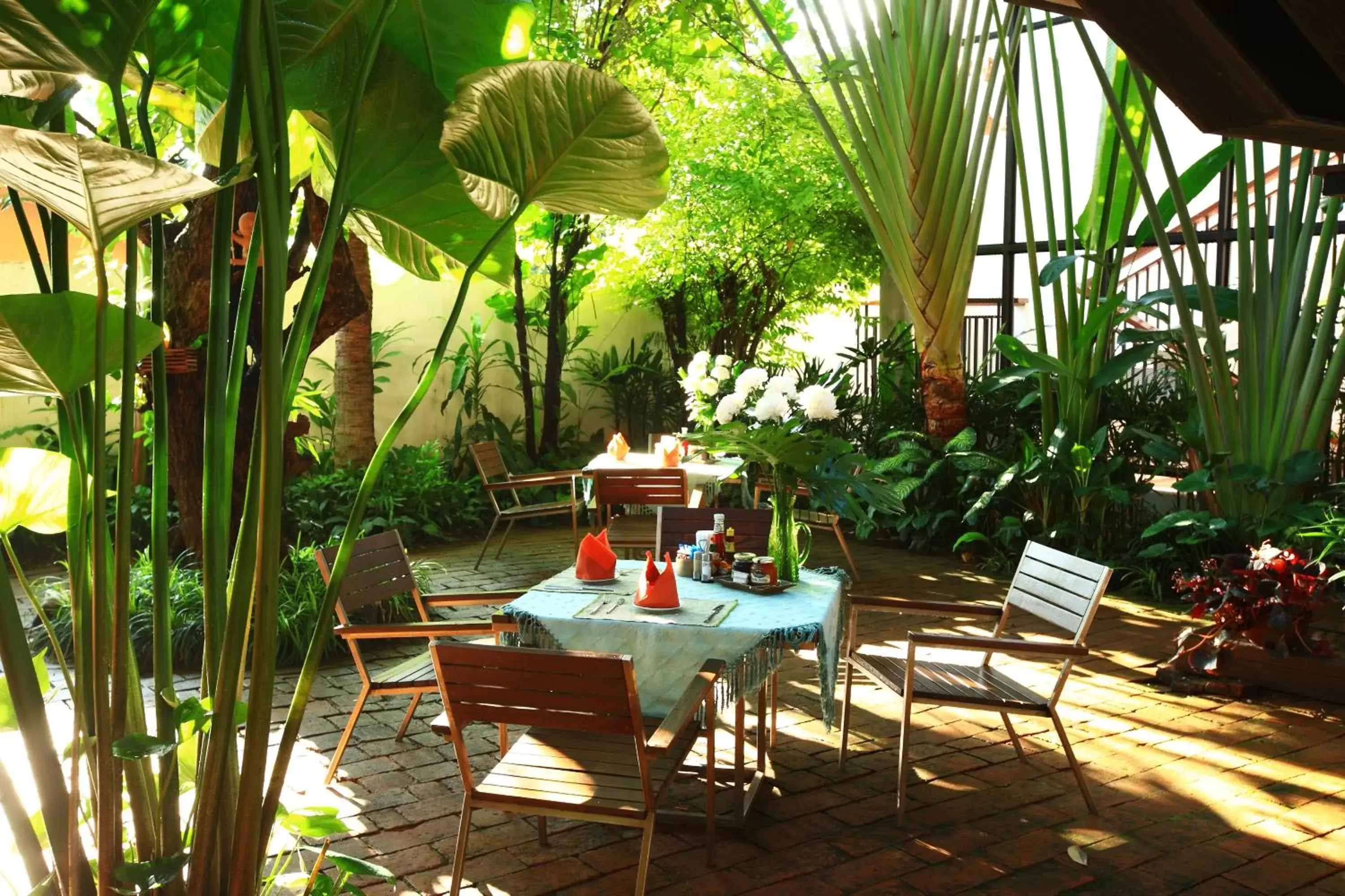 Garden, Restaurant/Places to Eat in iuDia Hotel