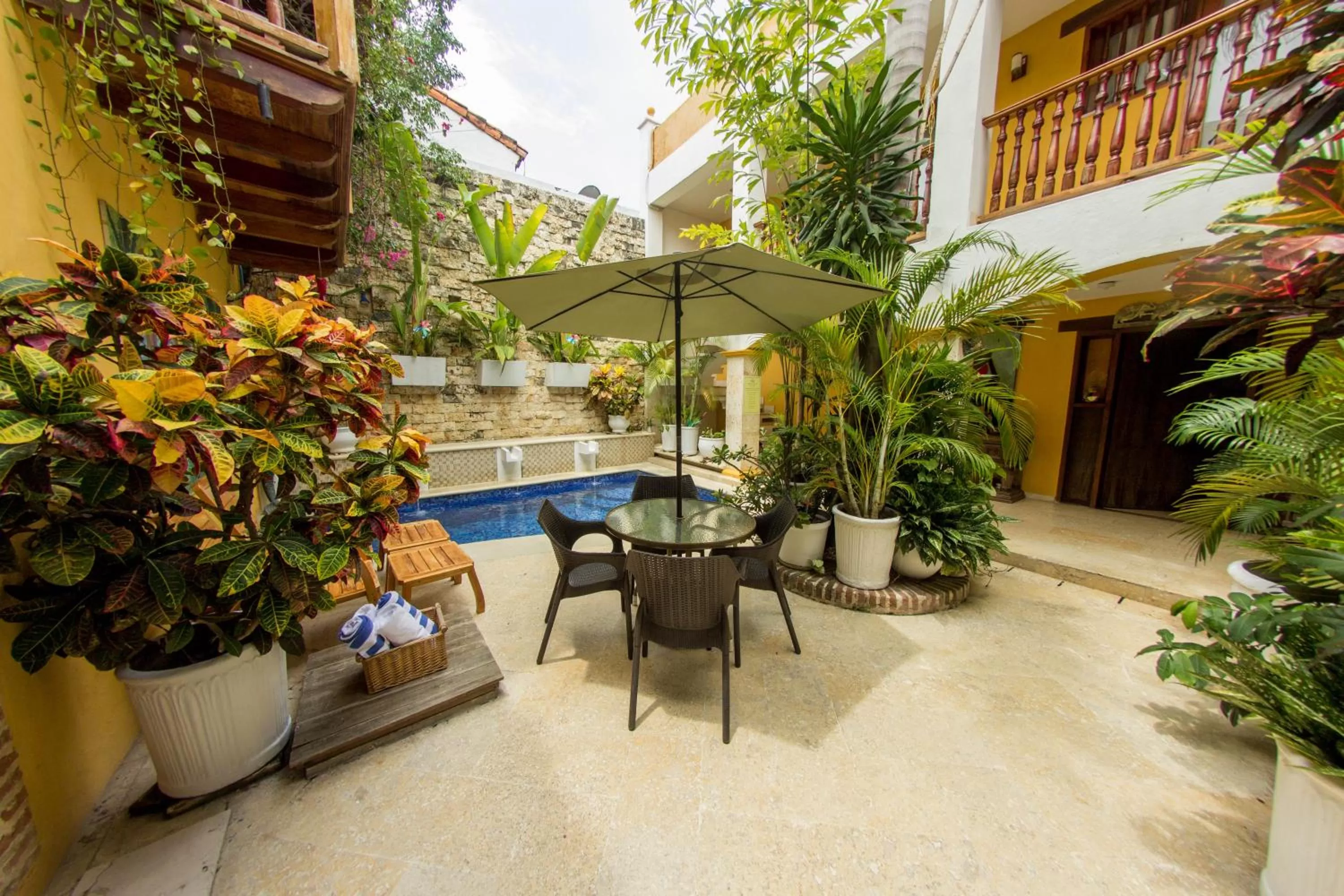 Patio in Hotel Casa Gloria Boutique