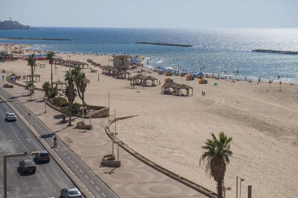 Property building, Beach in Sea view apartment suite