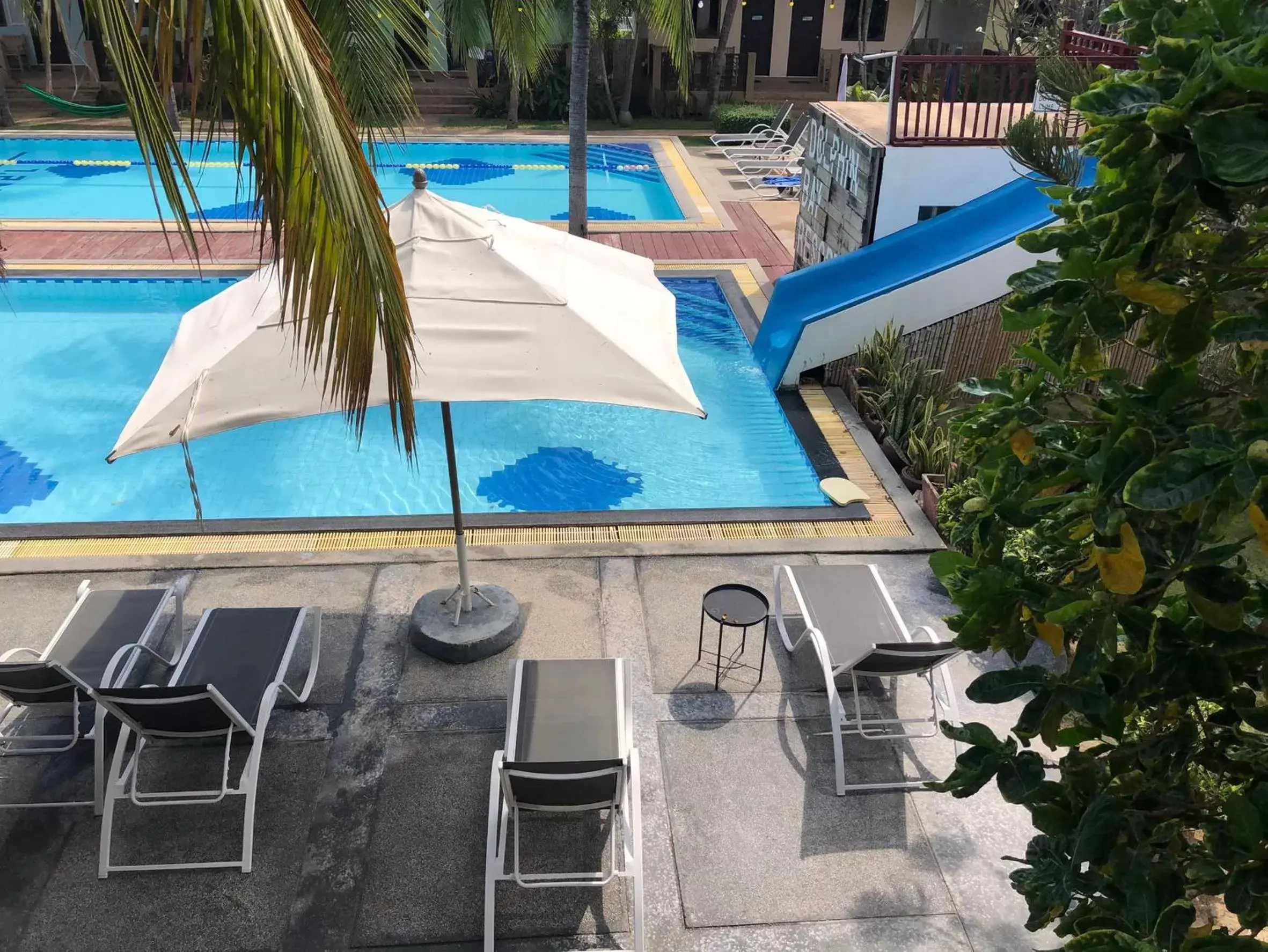 Swimming pool, Pool View in Dolphin Bay Beach Resort