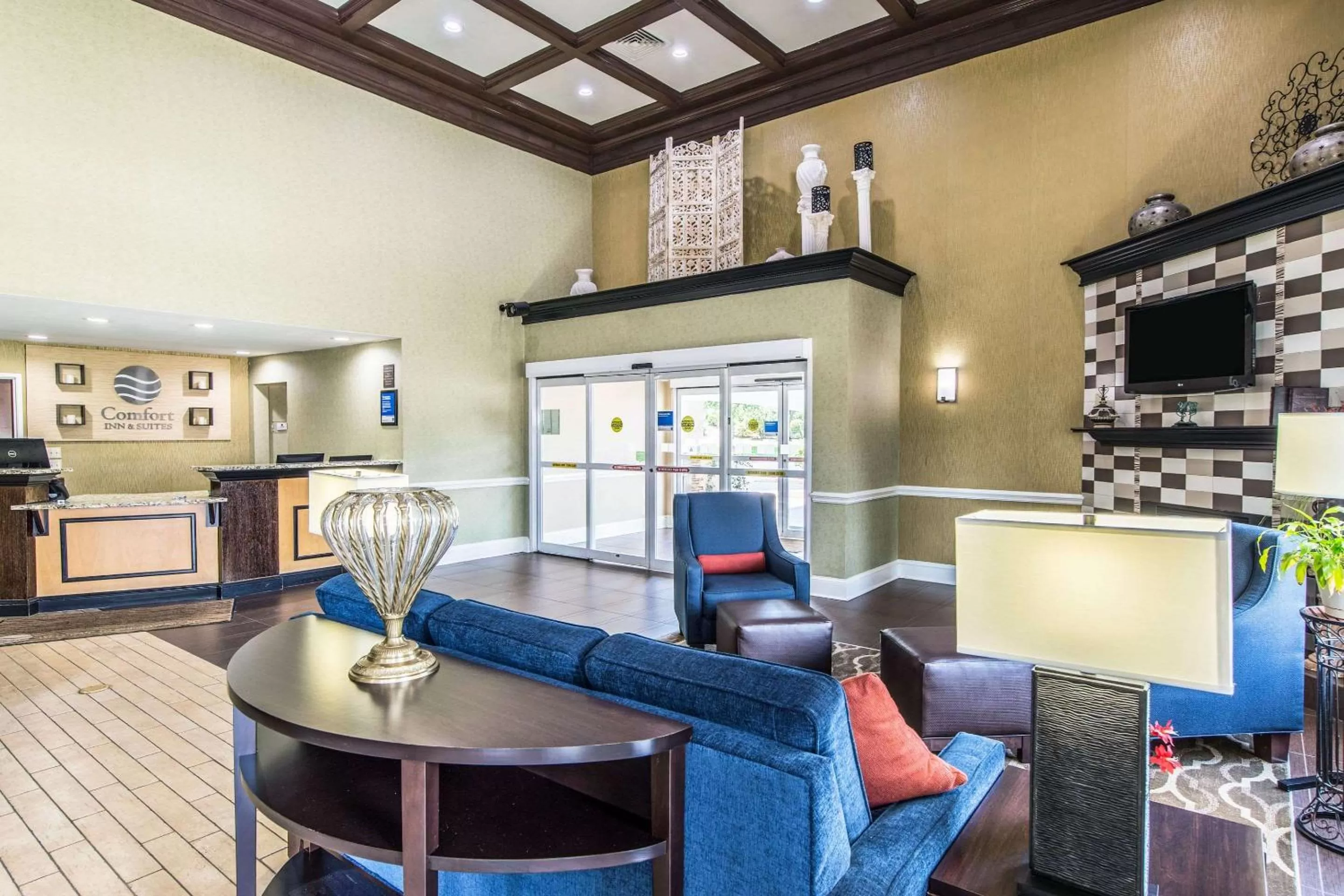 Lobby or reception in Comfort Inn & Suites Greenwood near University