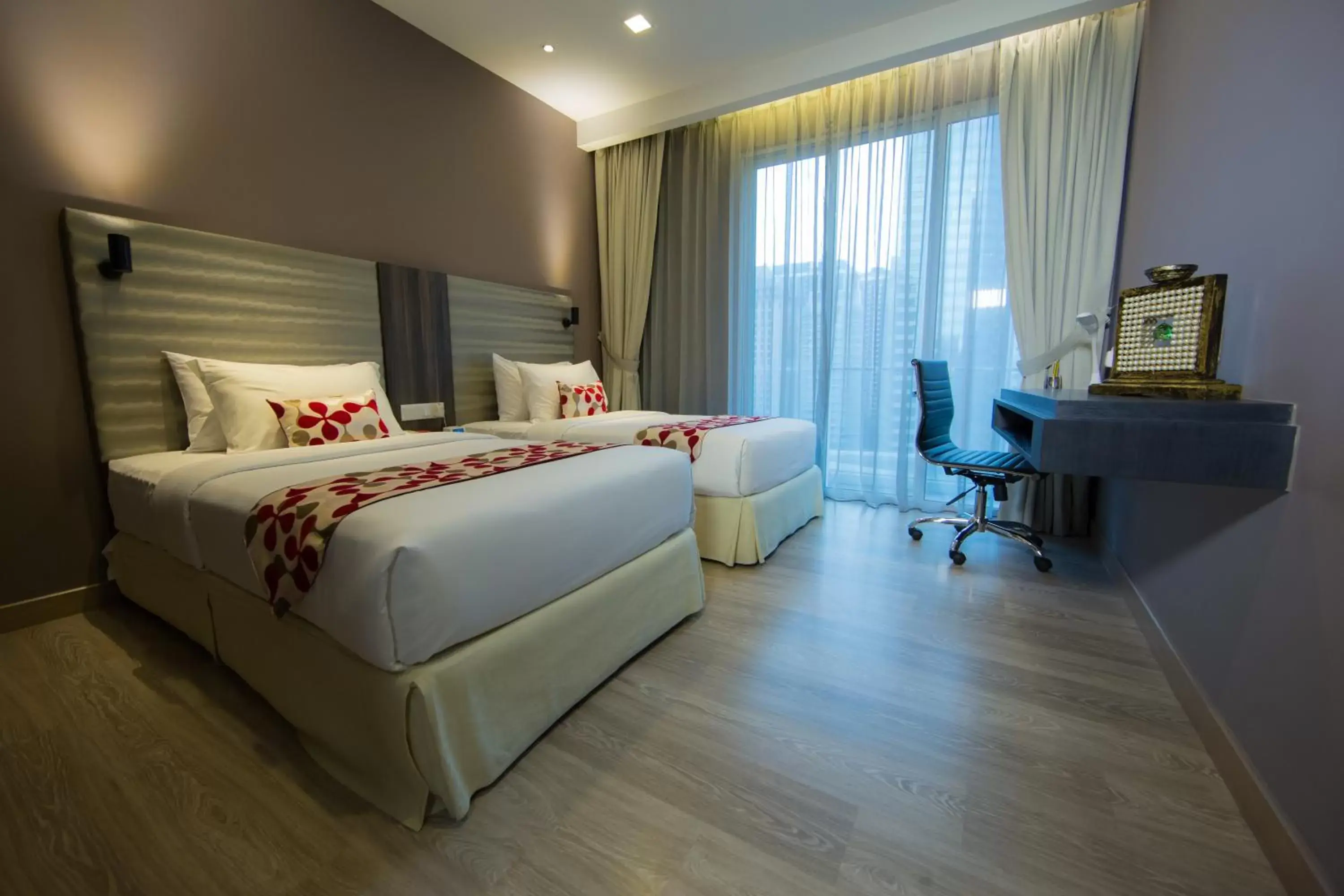 Bed in Ramada Suites by Wyndham Kuala Lumpur City Centre