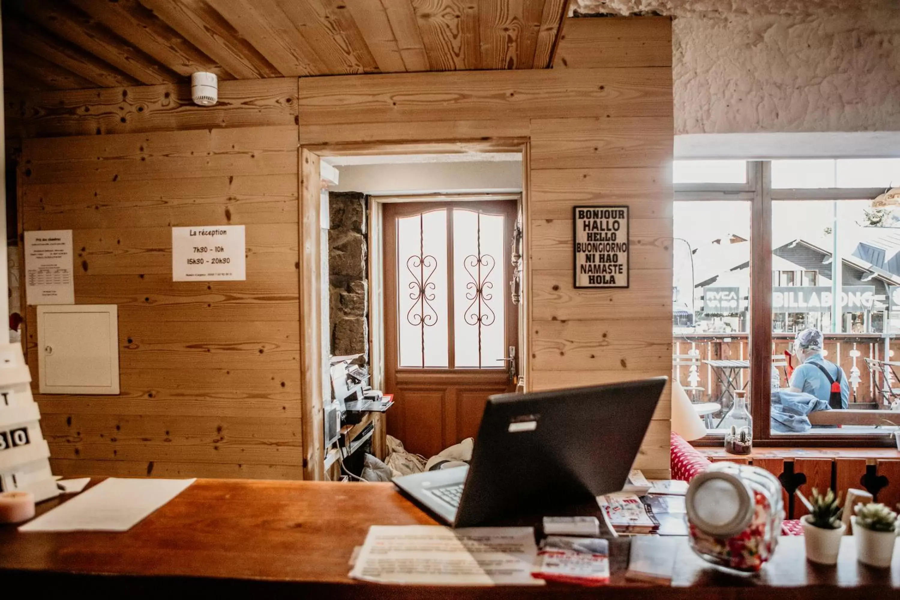 Lobby or reception, Restaurant/Places to Eat in Hotel La Meije