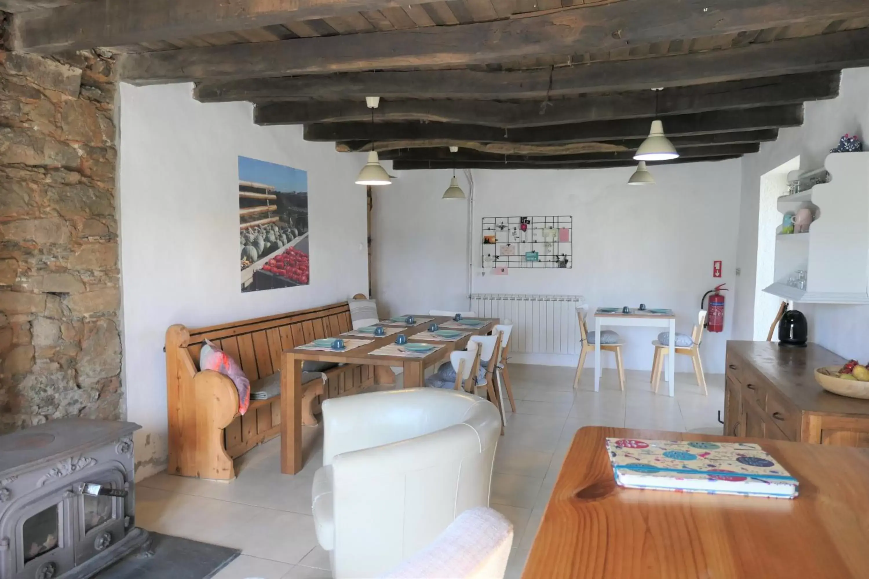 Seating area in House Of The Three Marias