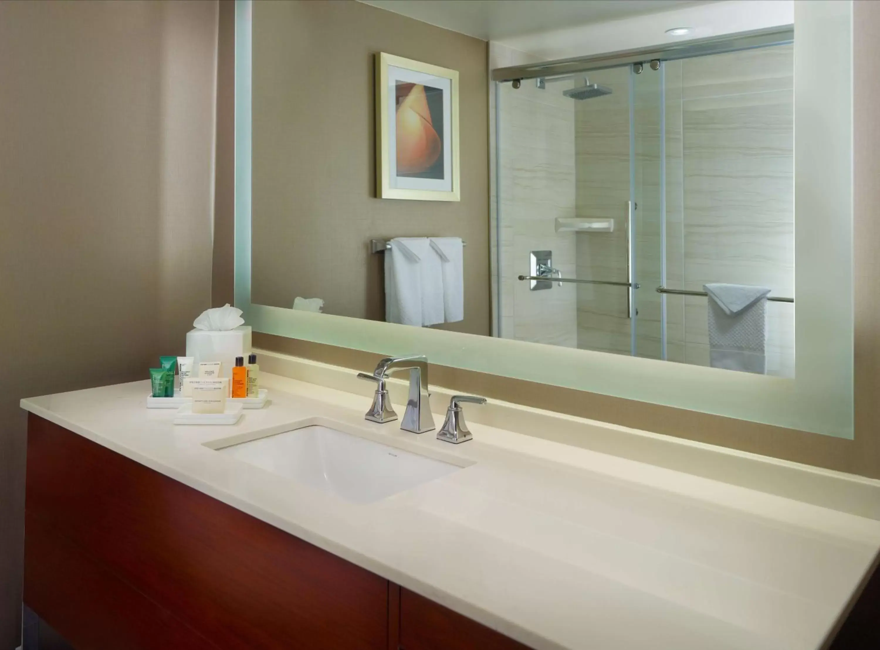 Bathroom in Hilton Atlanta Northeast Bathroom in Hilton Atlanta Northeast