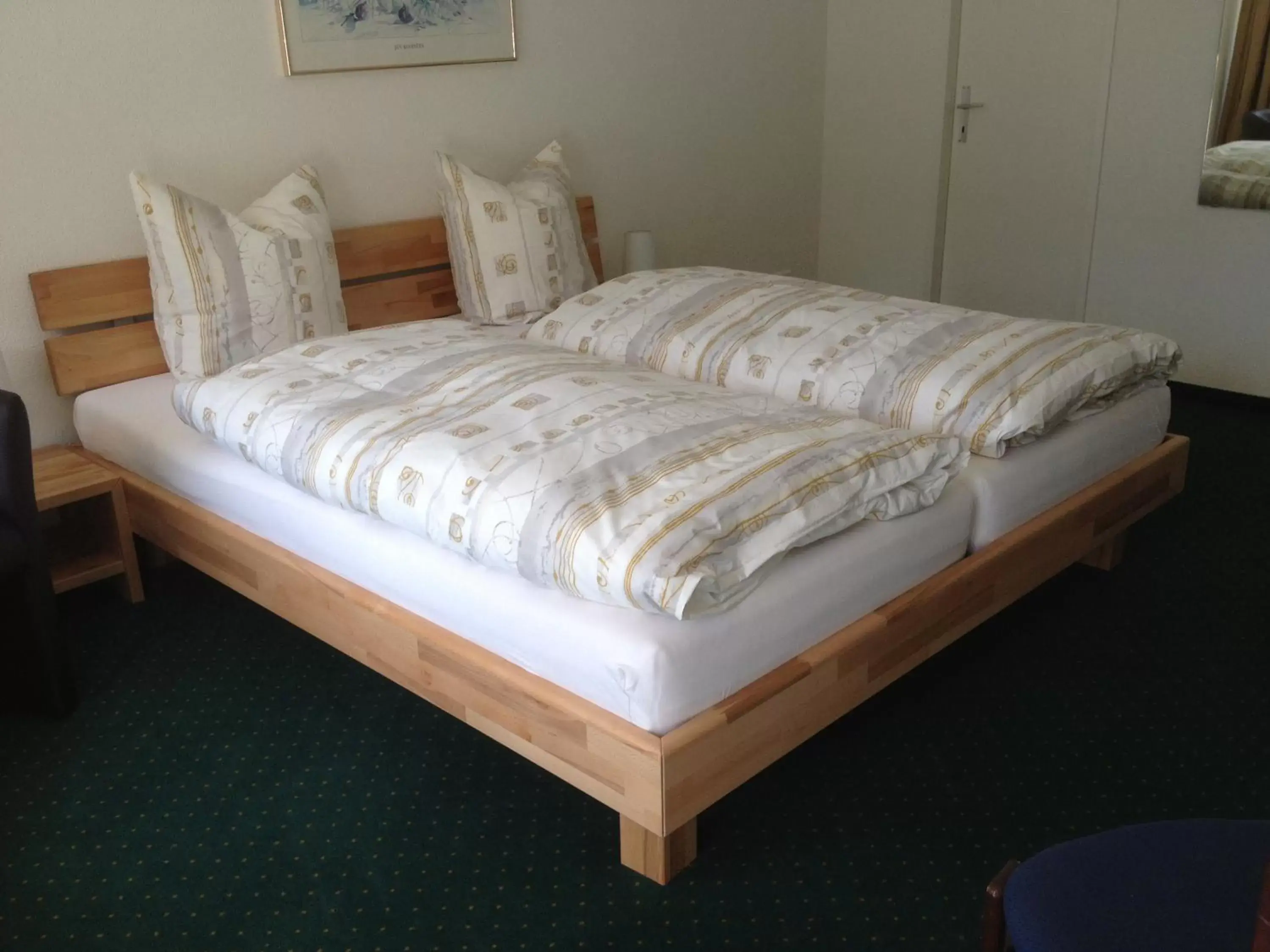 Bed in Hotel Hahnenblick