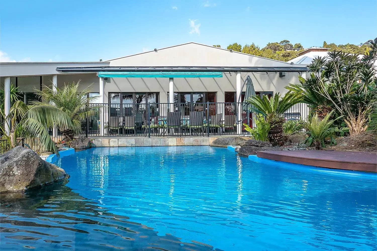 Property building, Swimming Pool in Paihia Pacific Resort Hotel