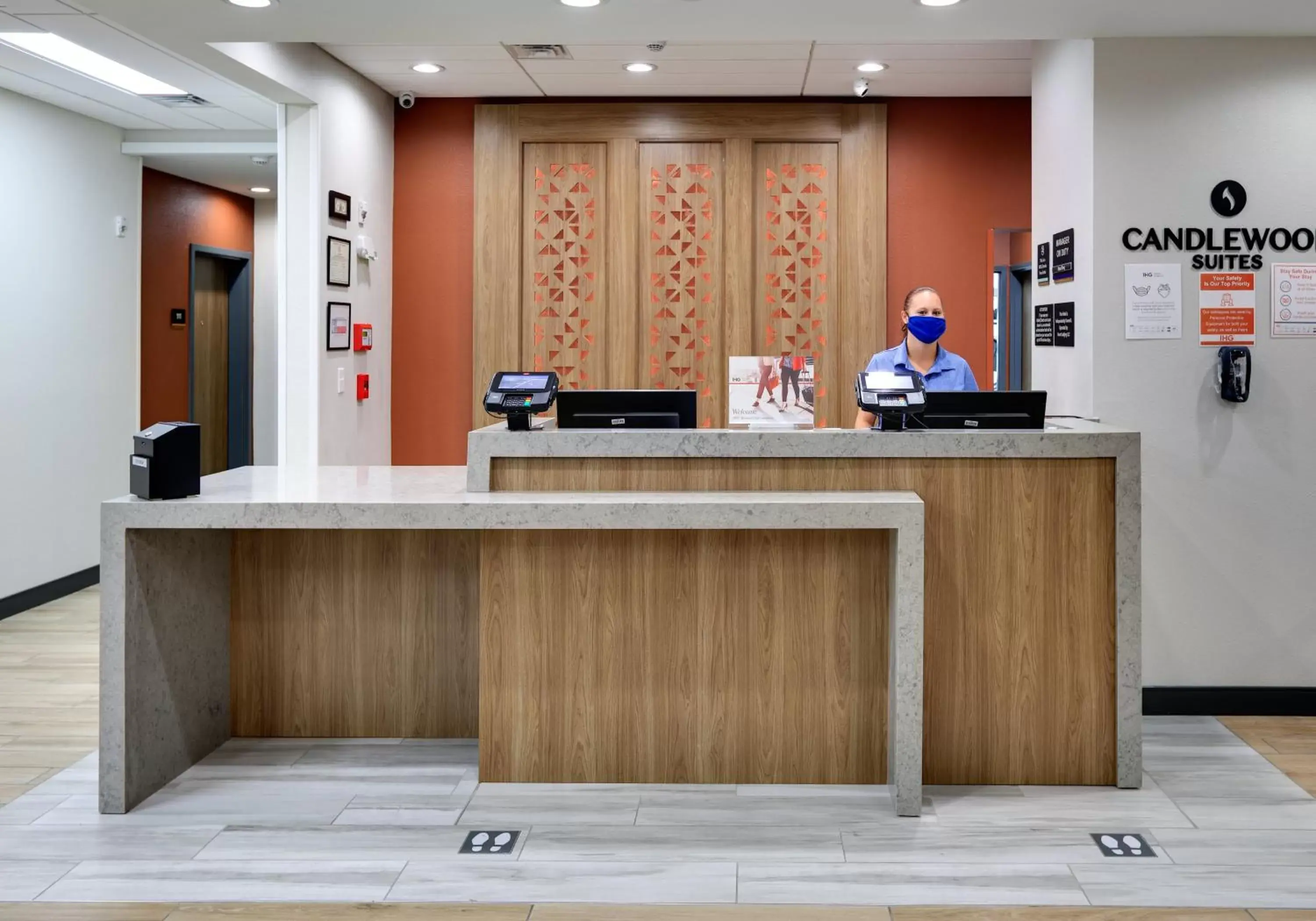 Property building, Lobby/Reception in Candlewood Suites DFW West - Hurst, an IHG Hotel
