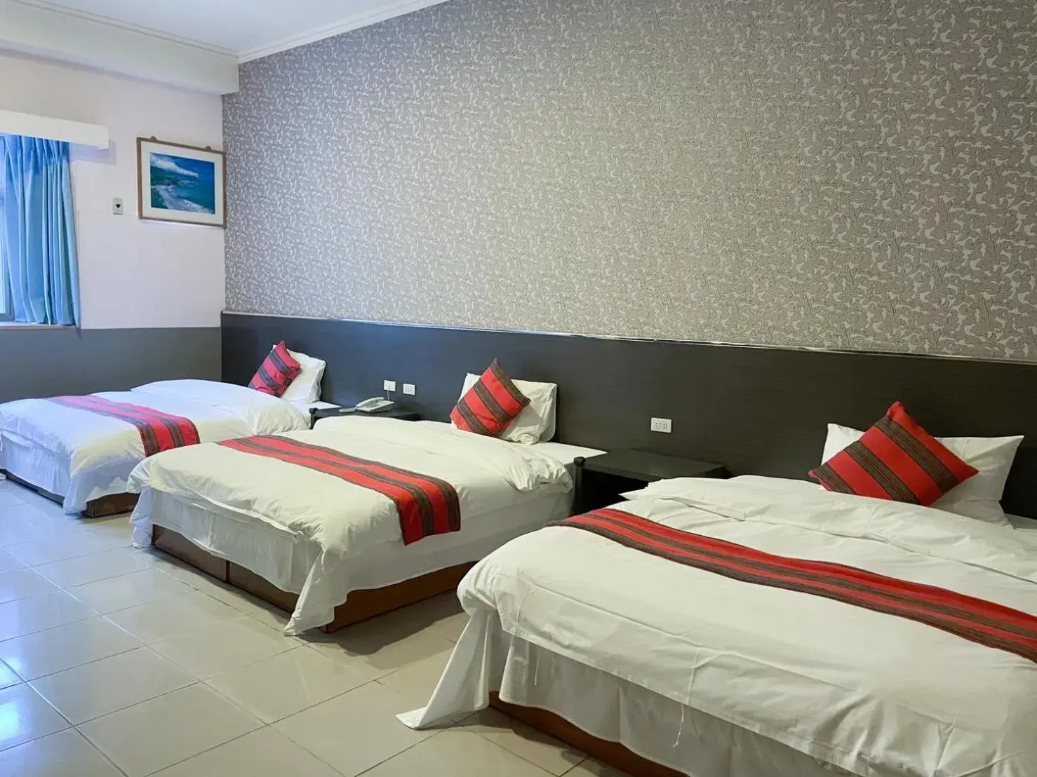 Bed in Liwu Hotel Taroko