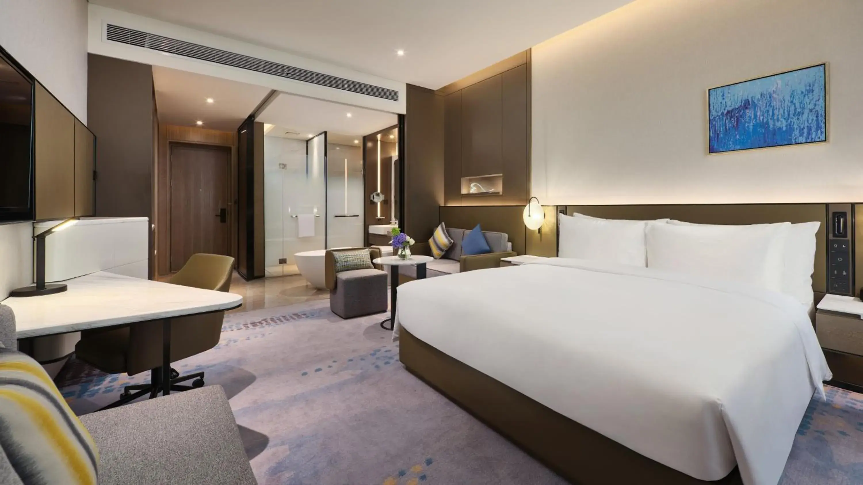 Photo of the whole room in Crowne Plaza Wuhan Development Zone, an IHG Hotel