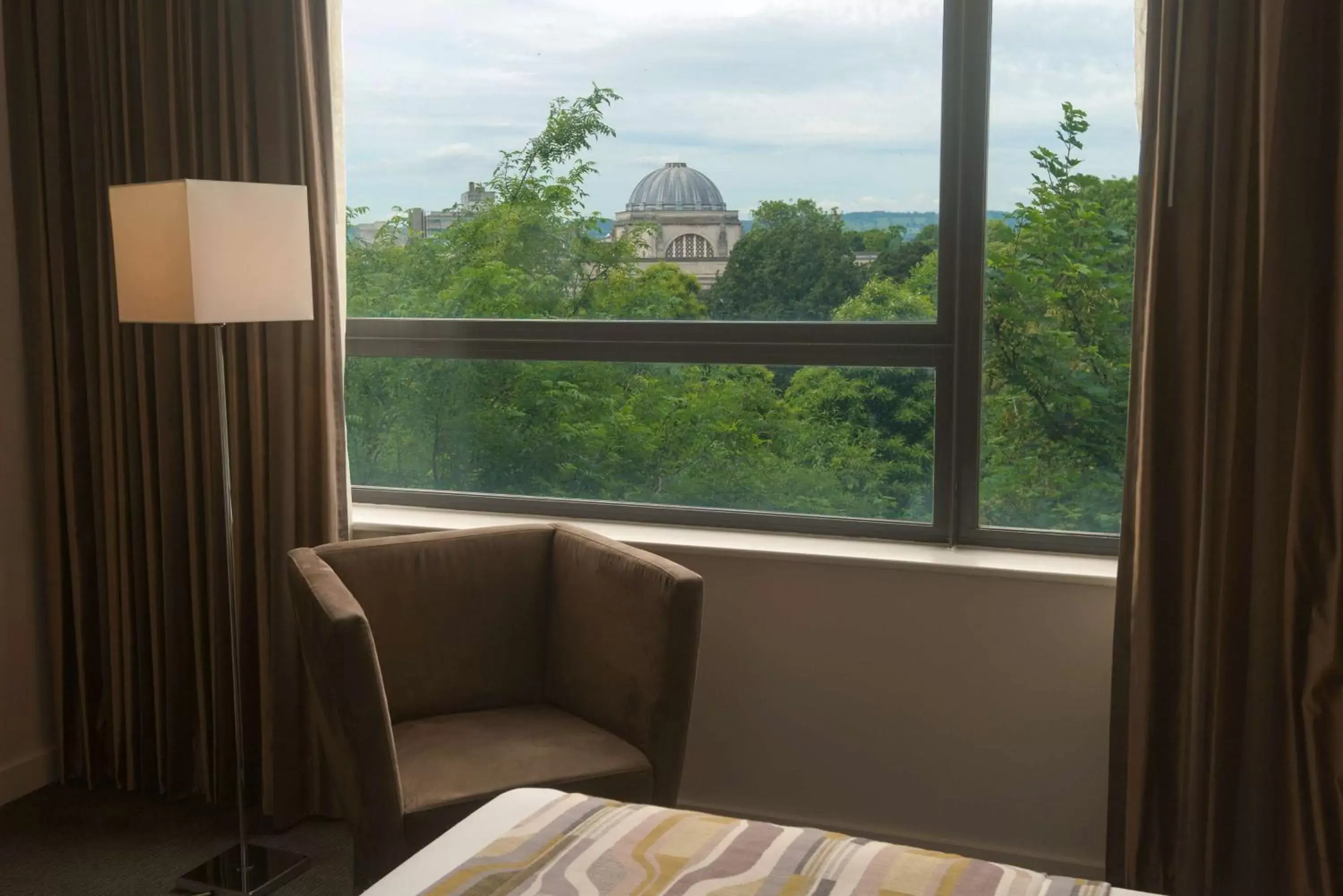 Bedroom, View in Park Plaza Cardiff