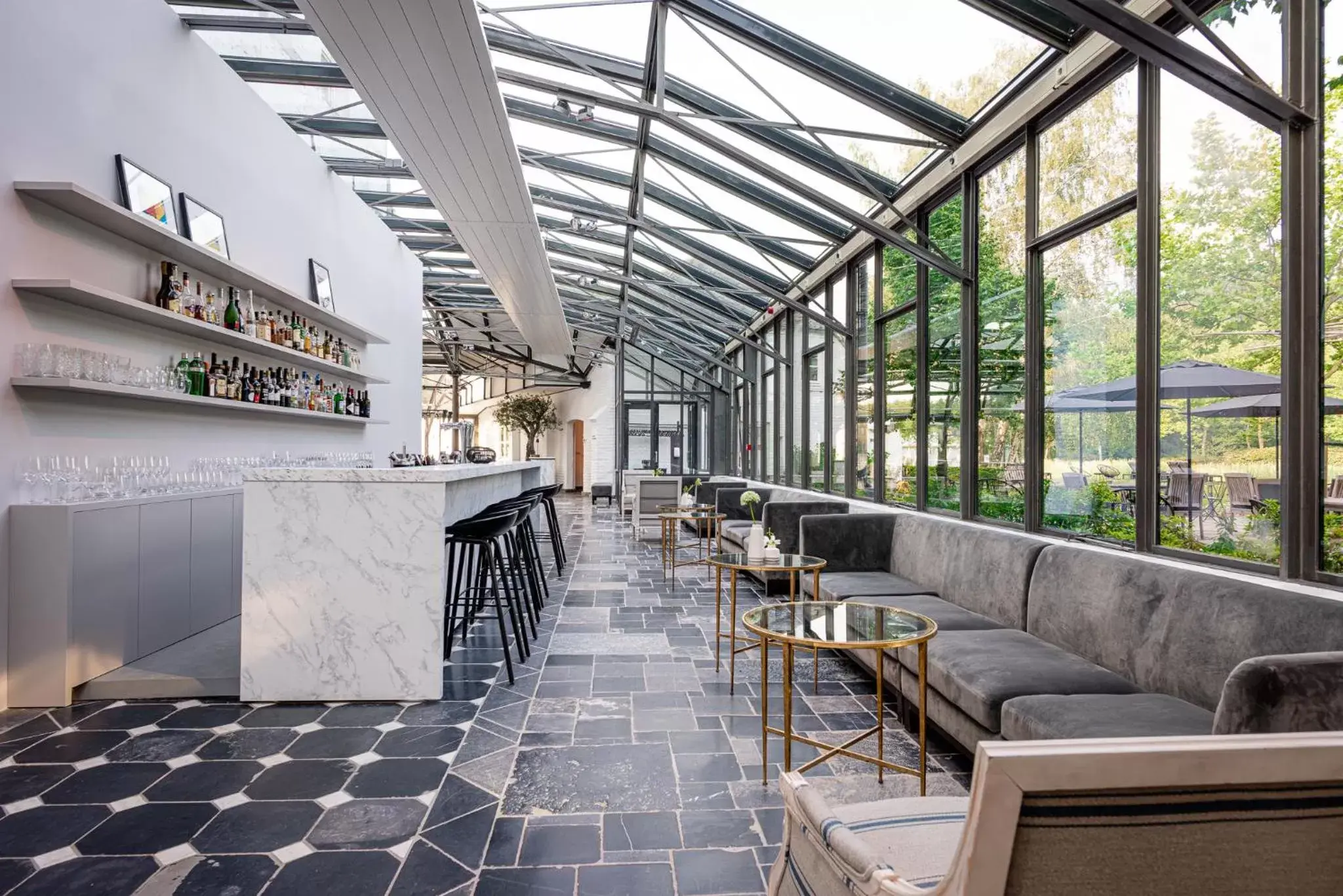 Lounge or bar, Lounge/Bar in Fletcher Hotel Château De Raay