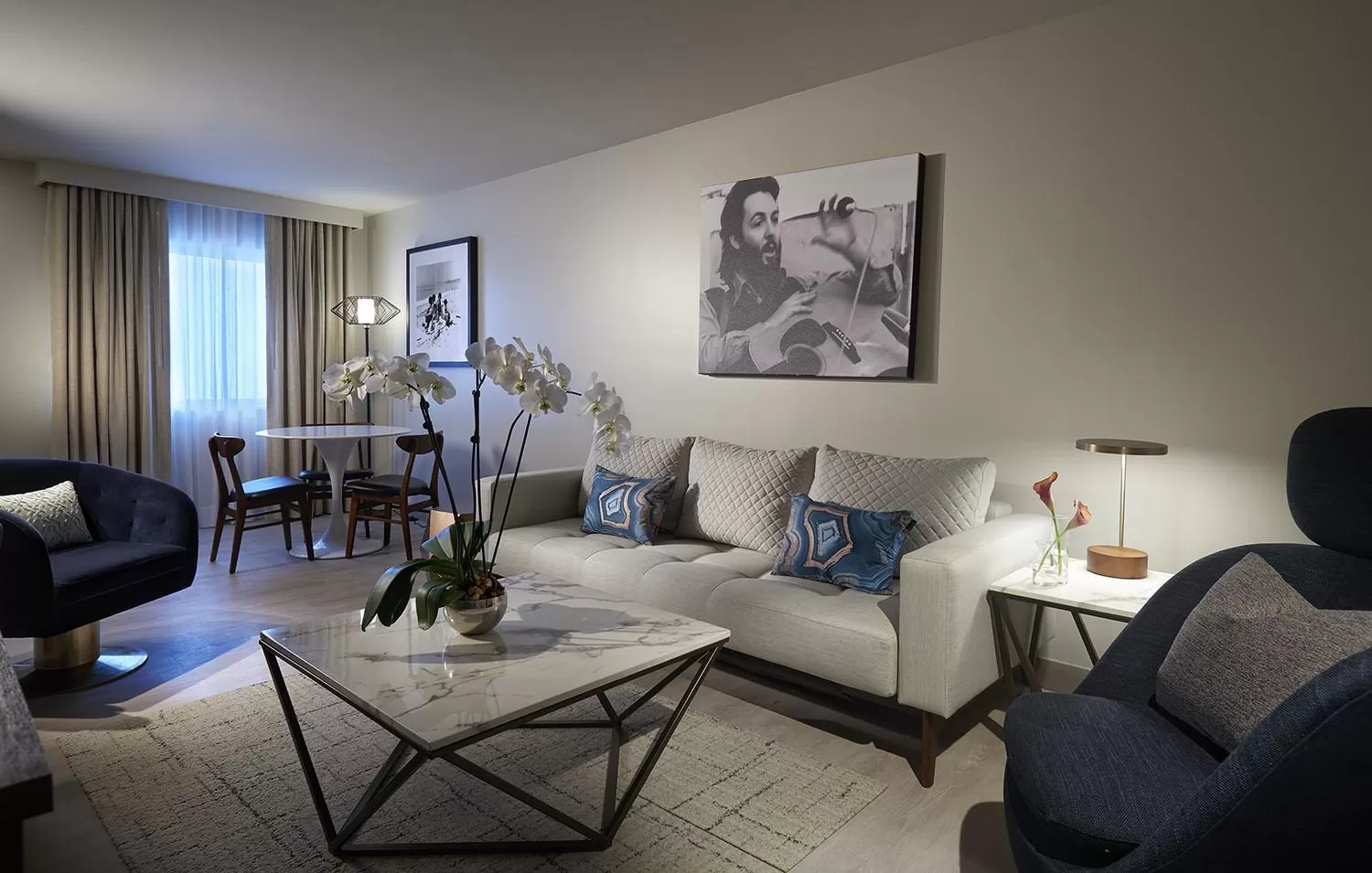 Living room in Hard Rock Hotel Daytona Beach