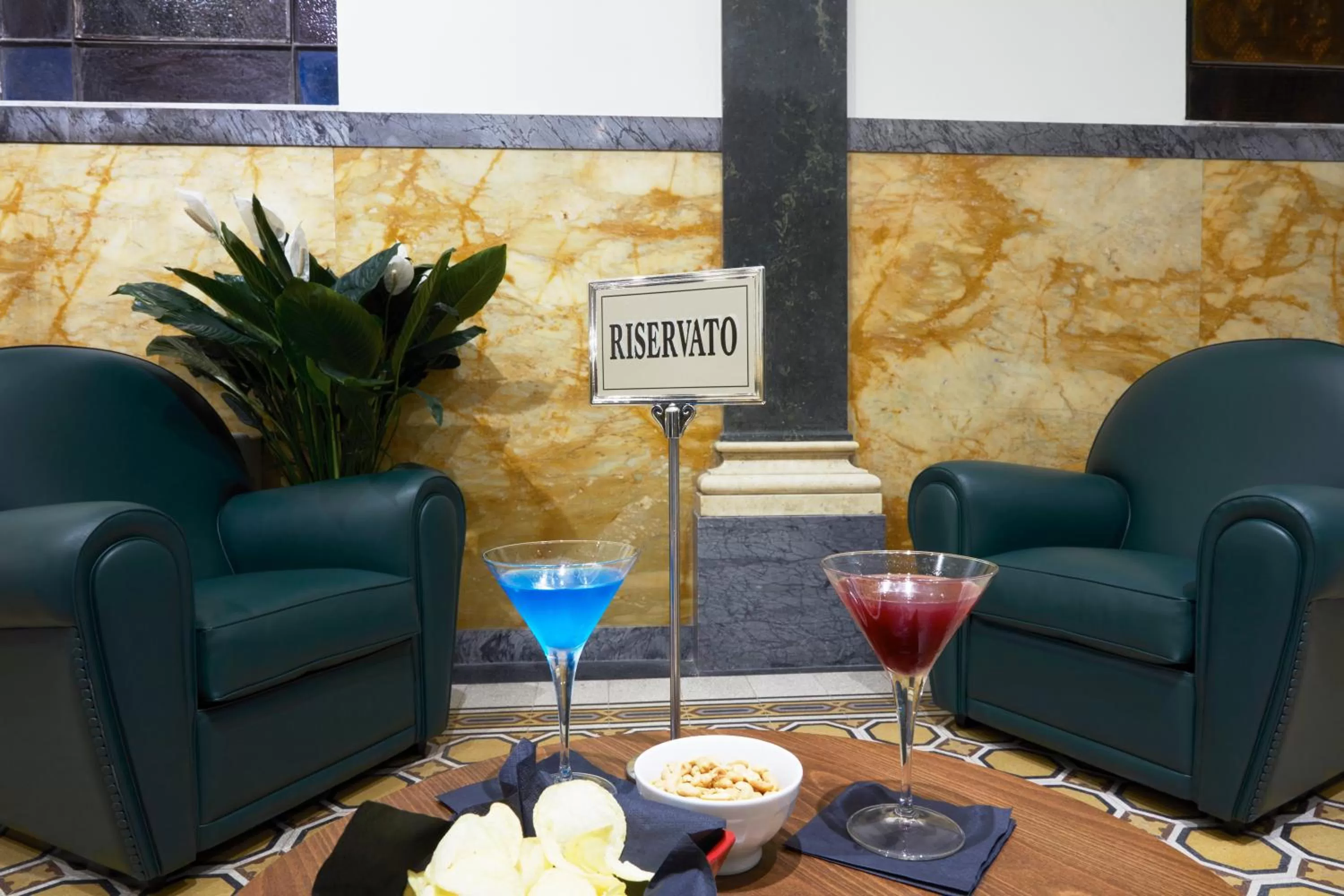 Seating area in Hotel The Building