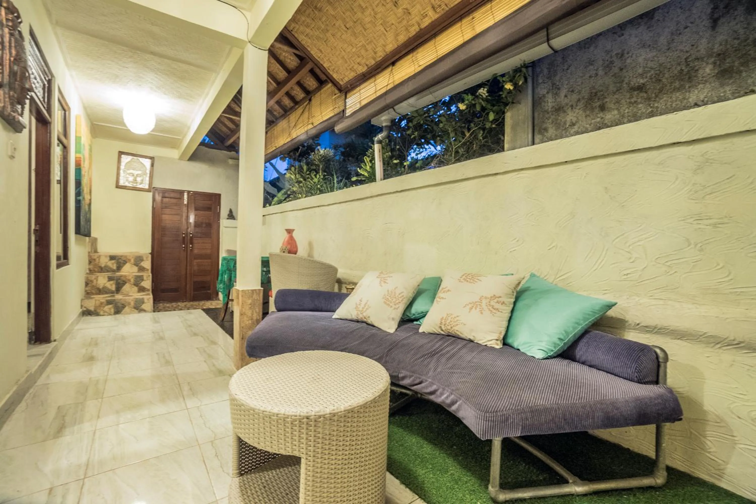 Living room in Gajah Biru Bungalows