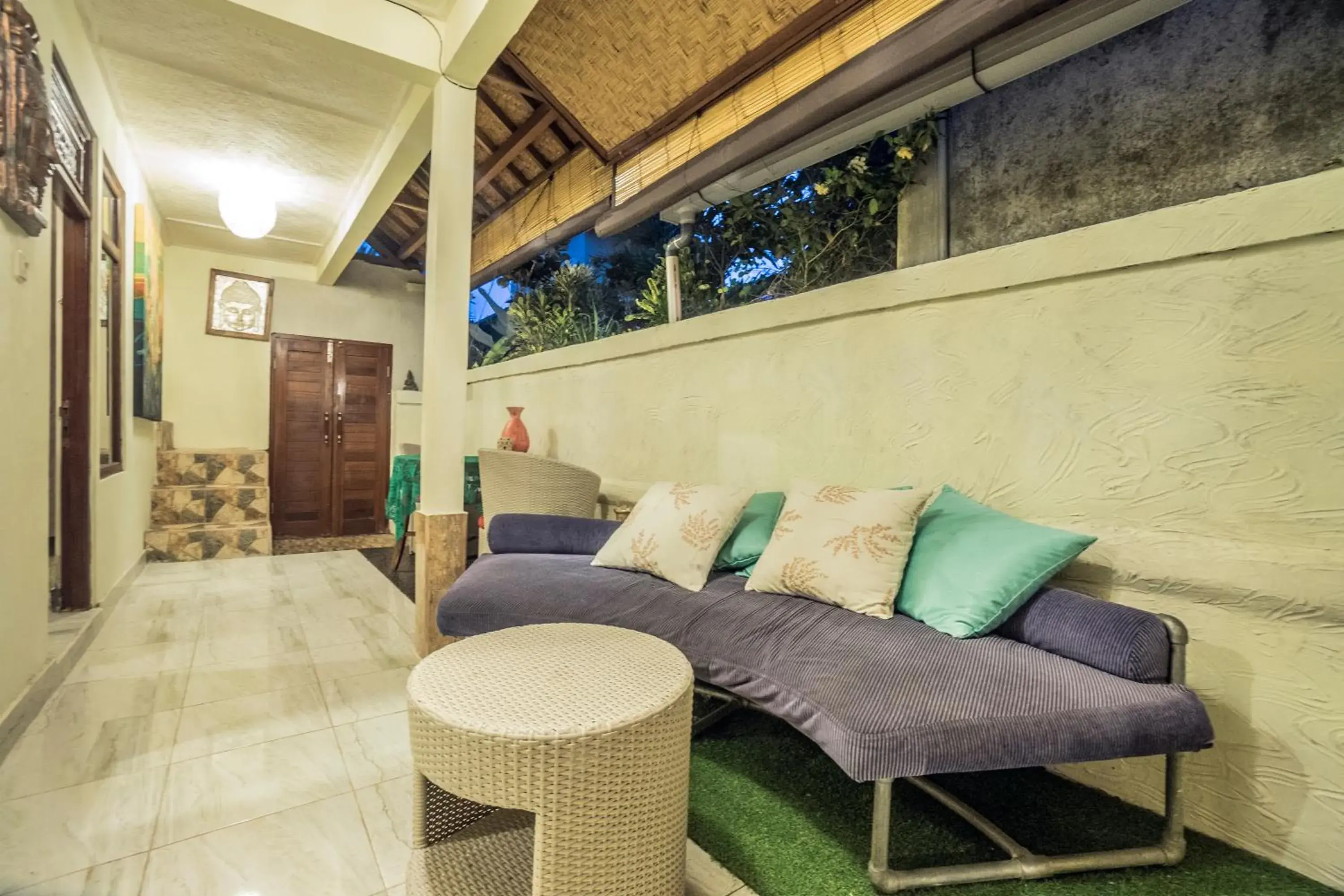 Living room, Seating Area in Gajah Biru Bungalows