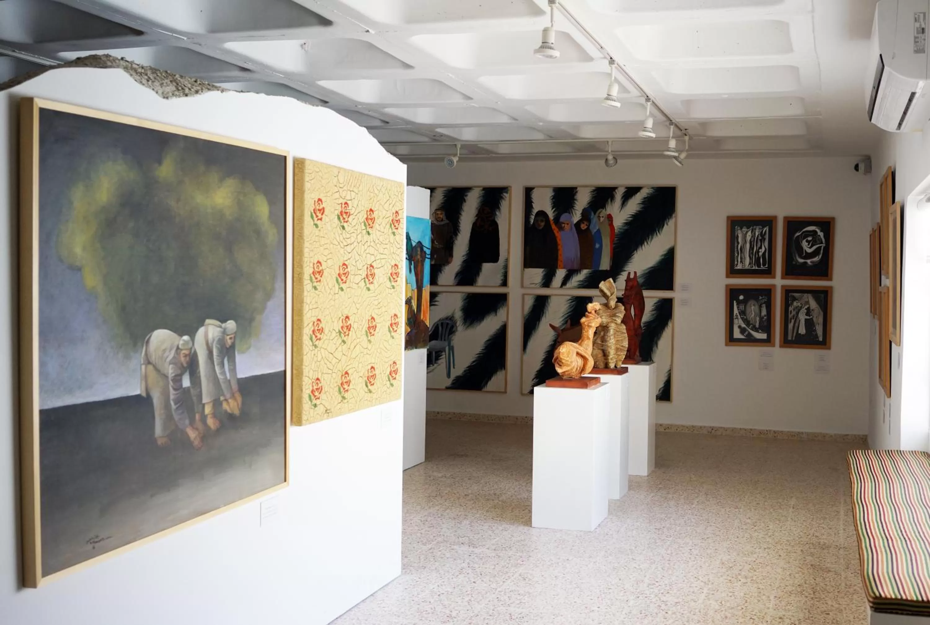 Area and facilities in The Walled Off Hotel