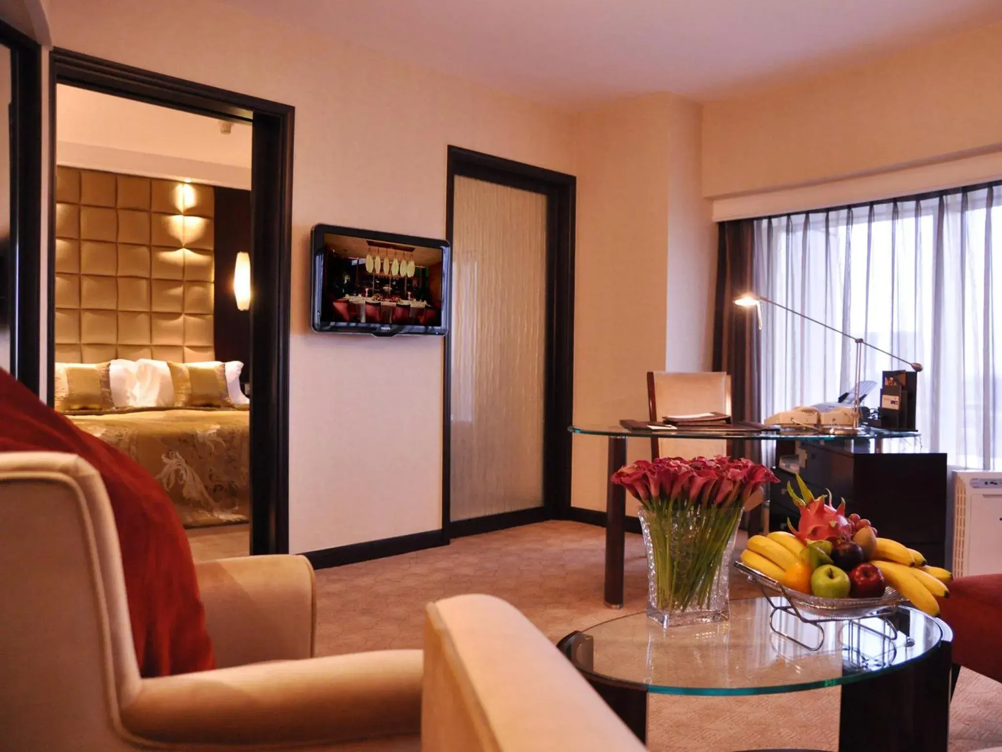 Living room in Jinling Purple Mountain Hotel Shanghai(Shanghai Grand Trustel Purple Mountain Hotel) Living room in Jinling Purple Mountain Hotel Shanghai(Shanghai Grand Trustel Purple Mountain Hotel)