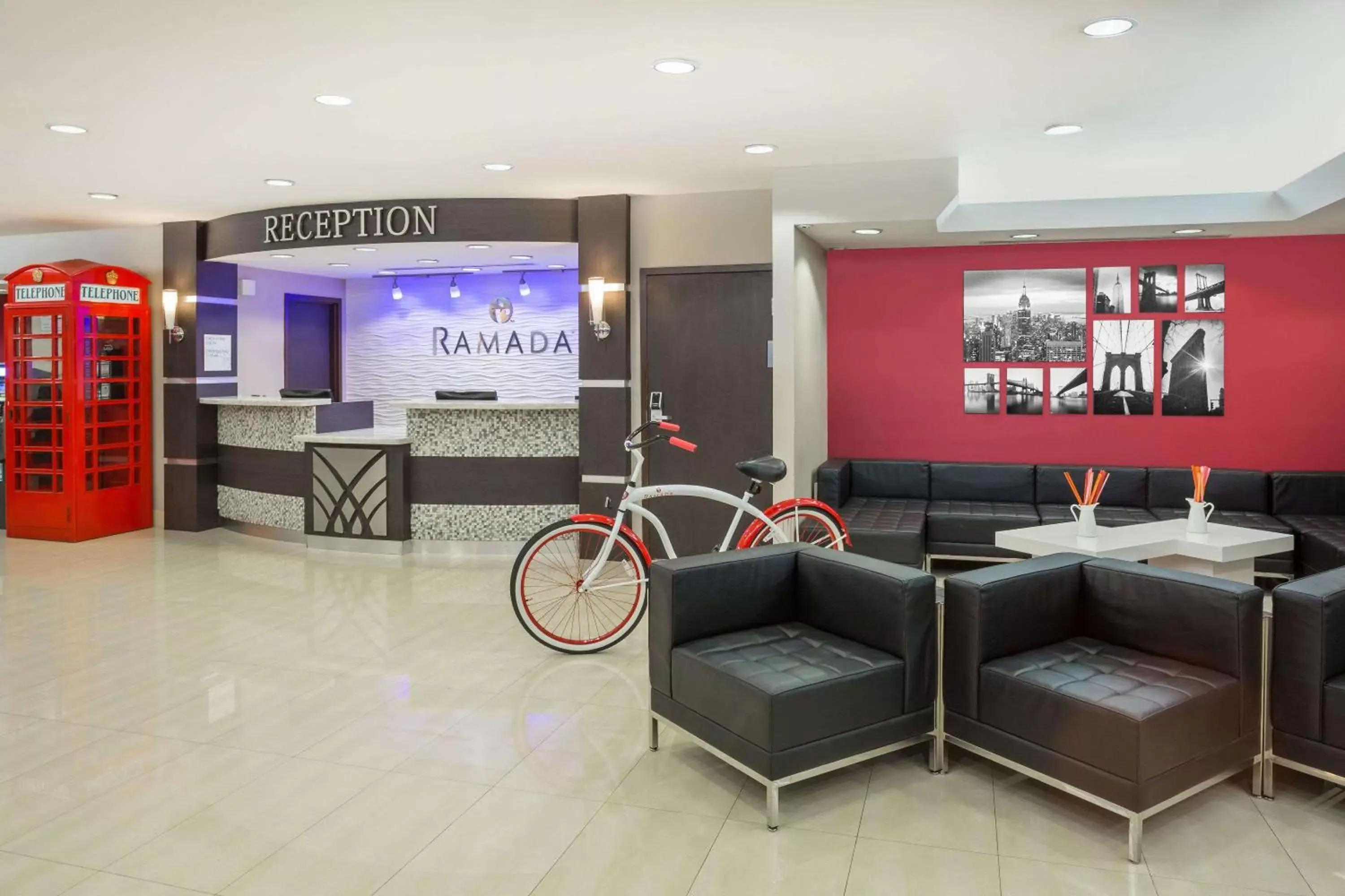 Lobby or reception, Lobby/Reception in Ramada by Wyndham Miami Springs/Miami International Airport