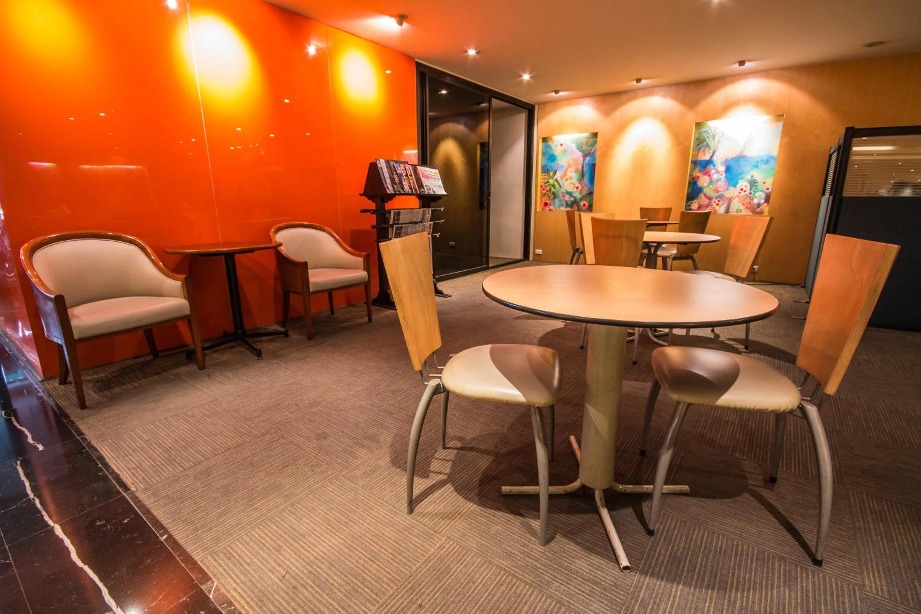 Seating area in Tai Pan Hotel