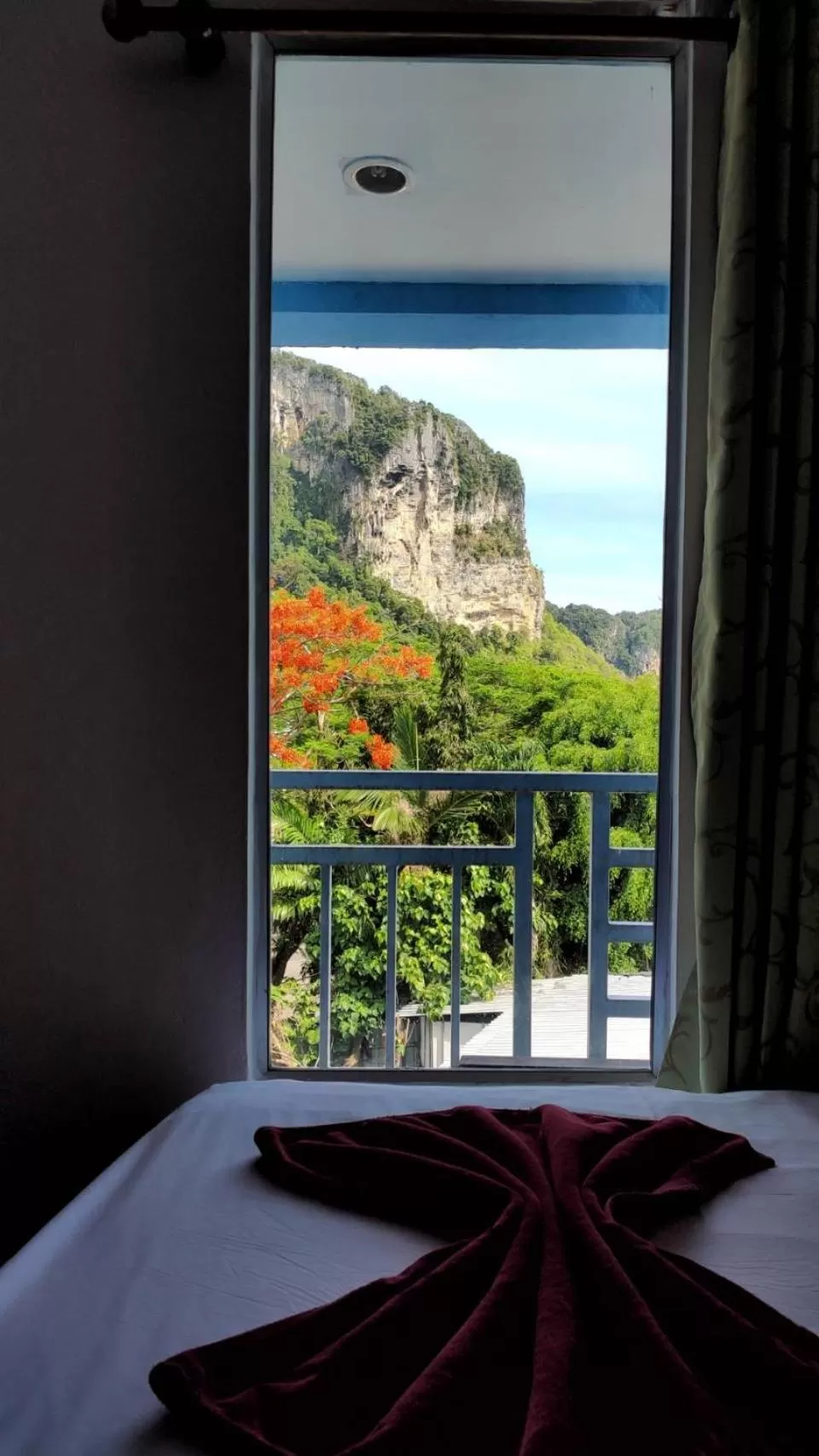 Mountain view, Bed in The Palace Aonang Resort