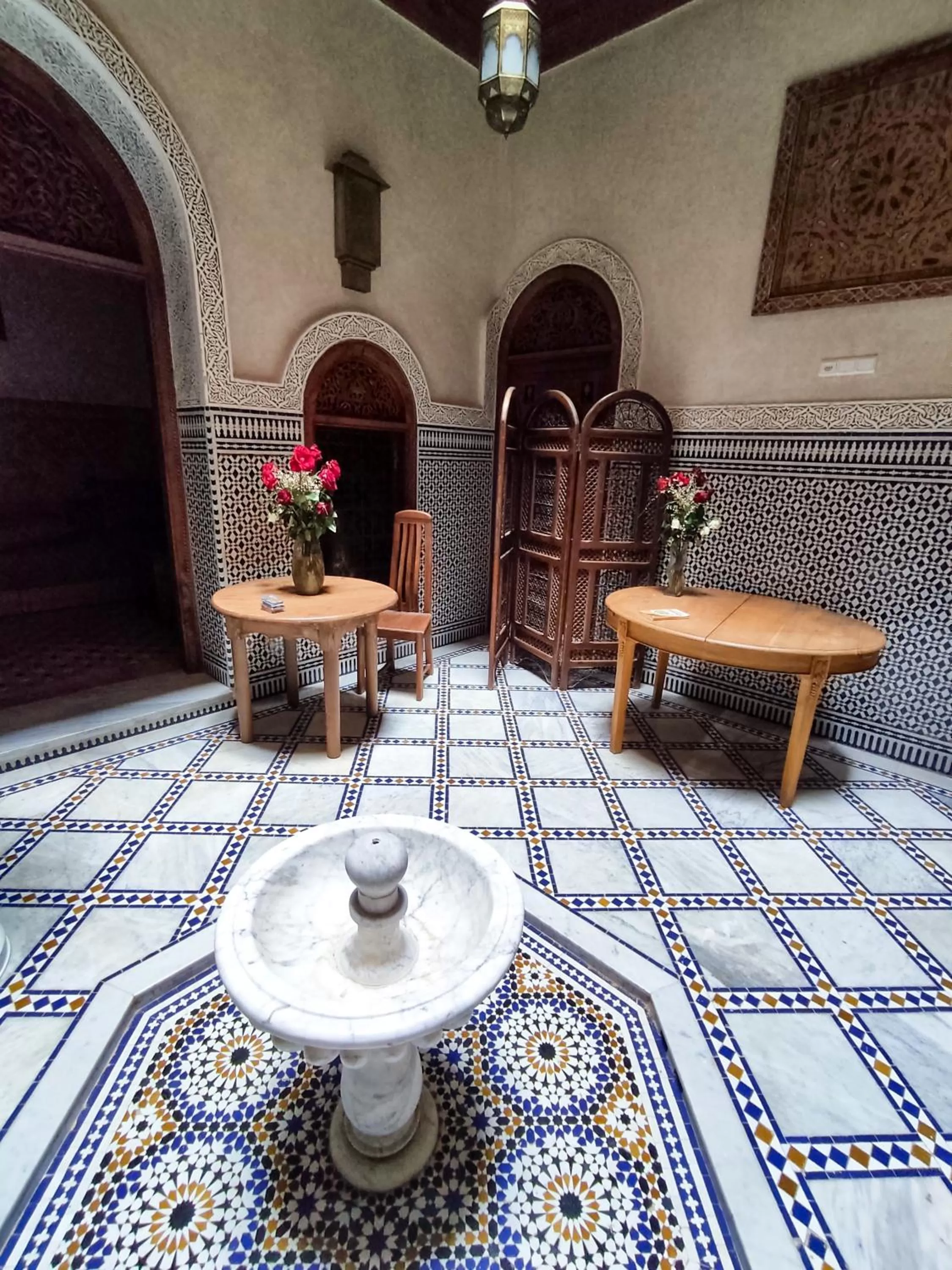 Living room in Riad le petit ksar