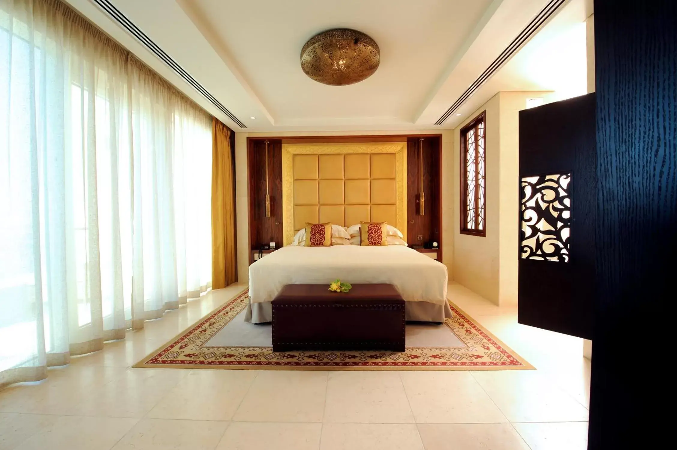 Bed in Raffles Dubai