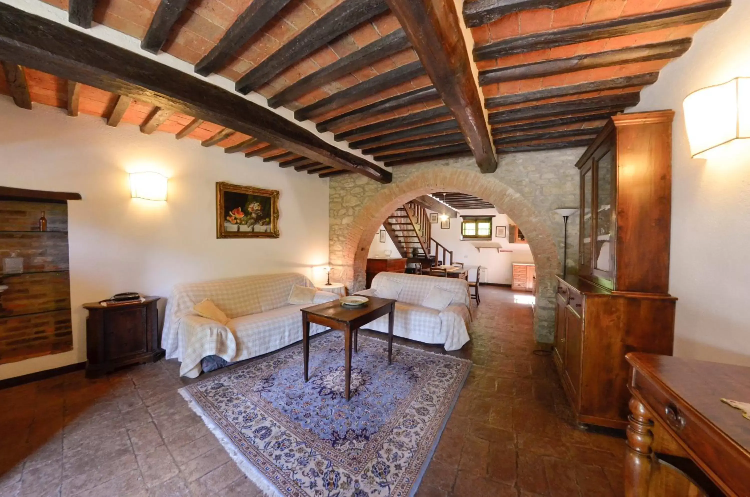 Living room, Seating Area in Residence Il Casale