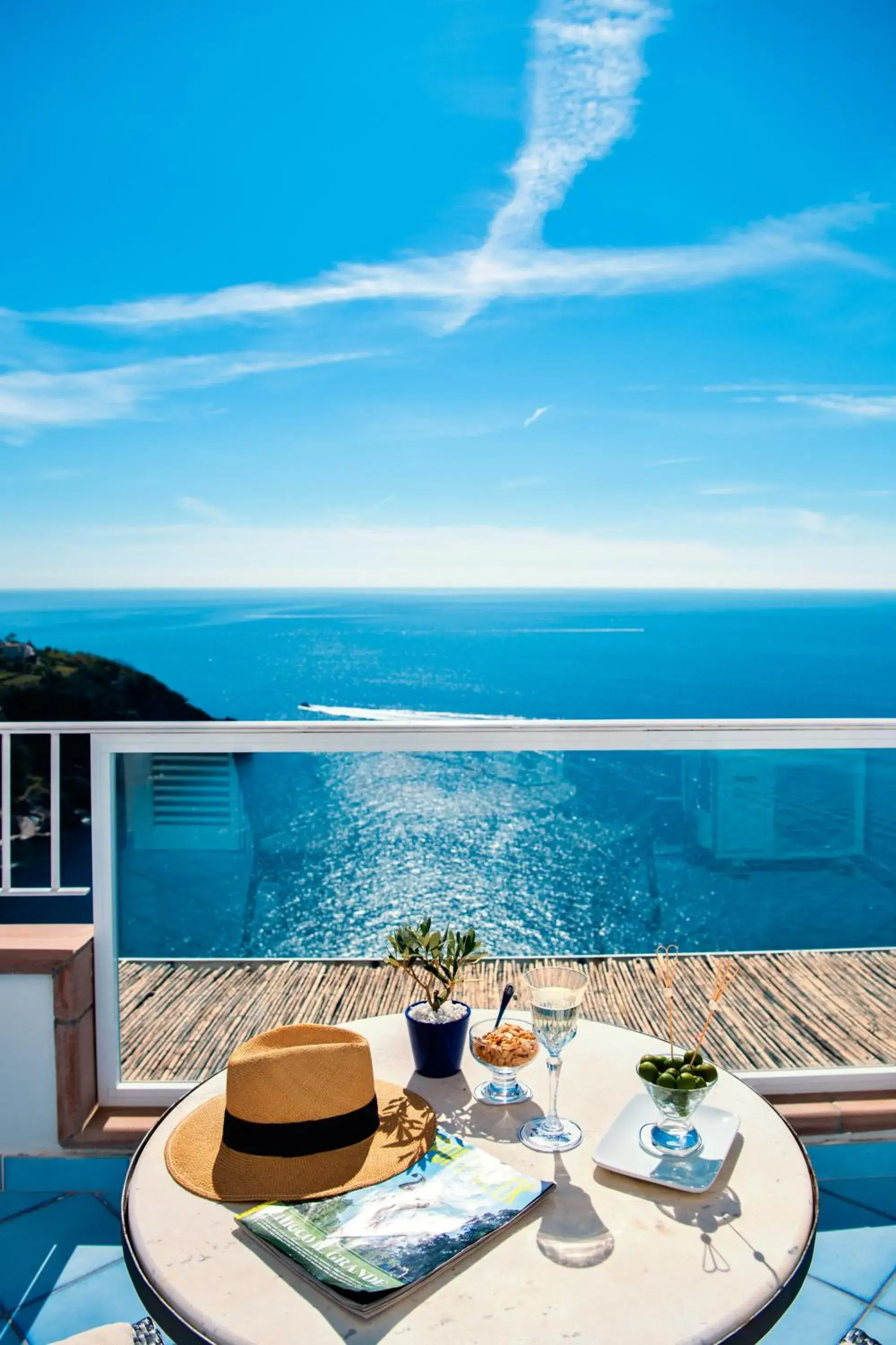 Patio in Grand Hotel Tritone