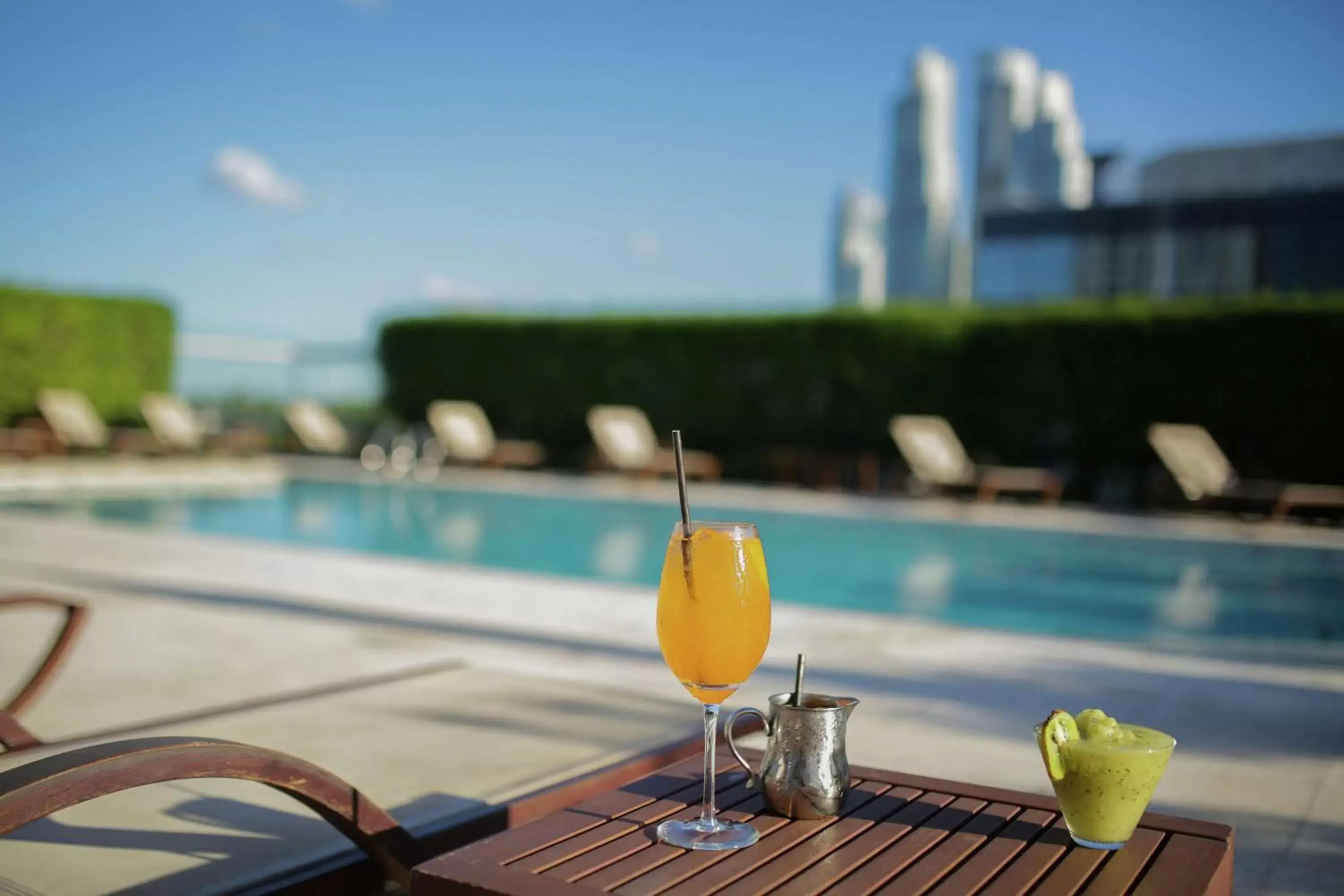 Pool view in Hilton Buenos Aires Pool view in Hilton Buenos Aires