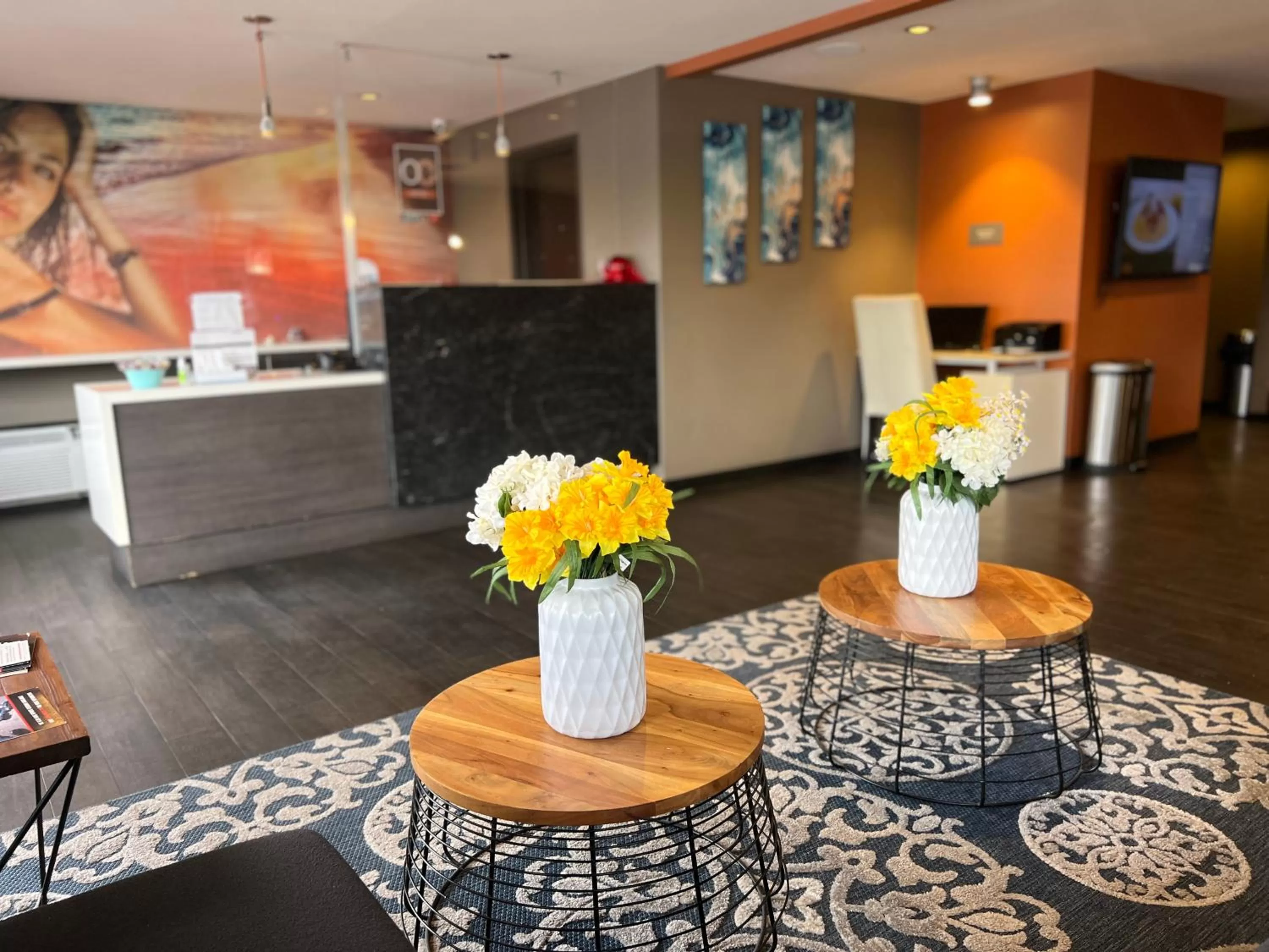 Lobby or reception in OC Hotel