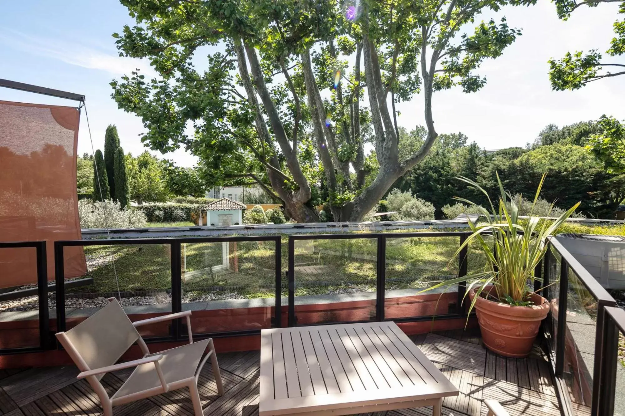 Balcony/Terrace in Best Western Plus Le Lavarin