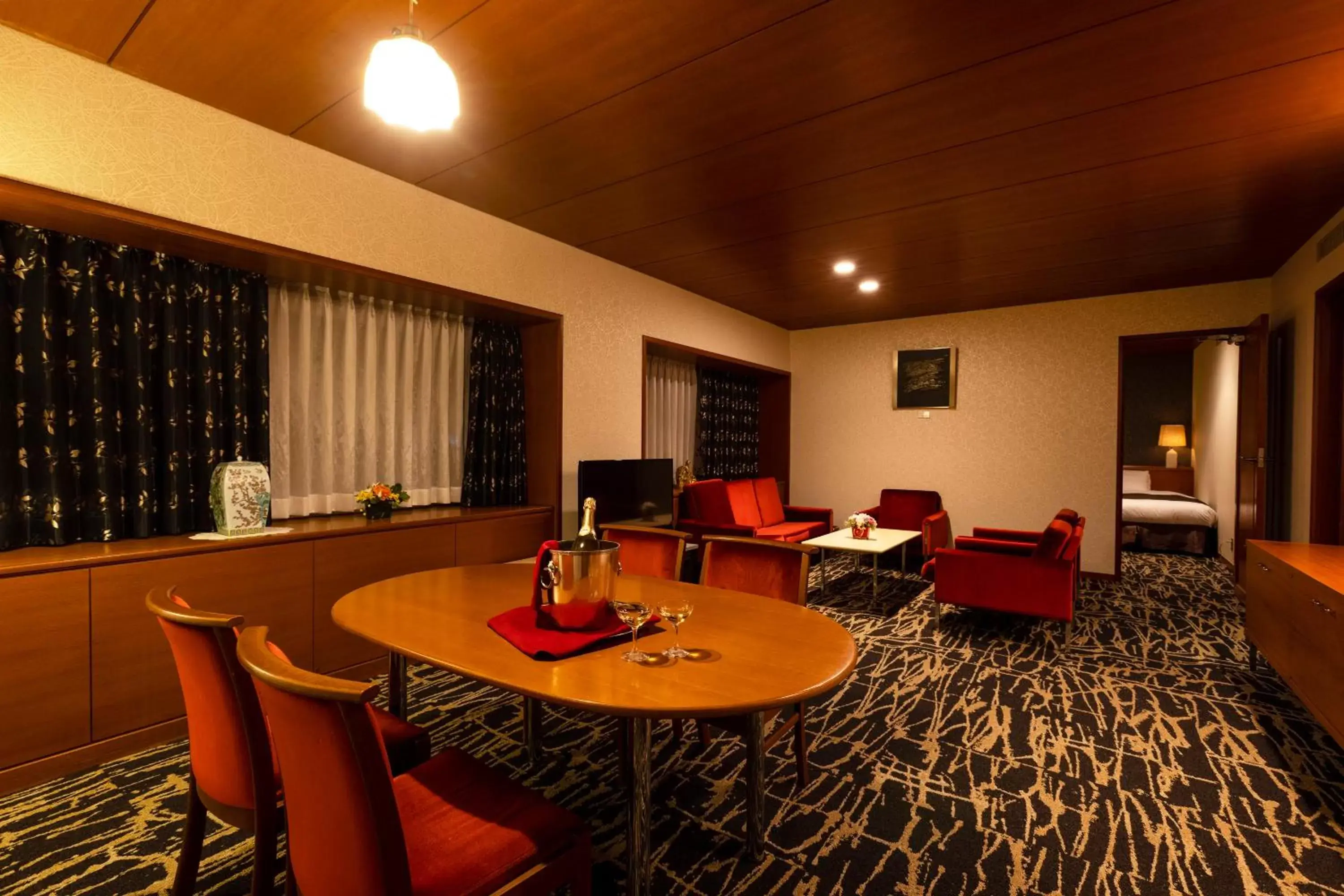 Living room in Yamagata Grand Hotel