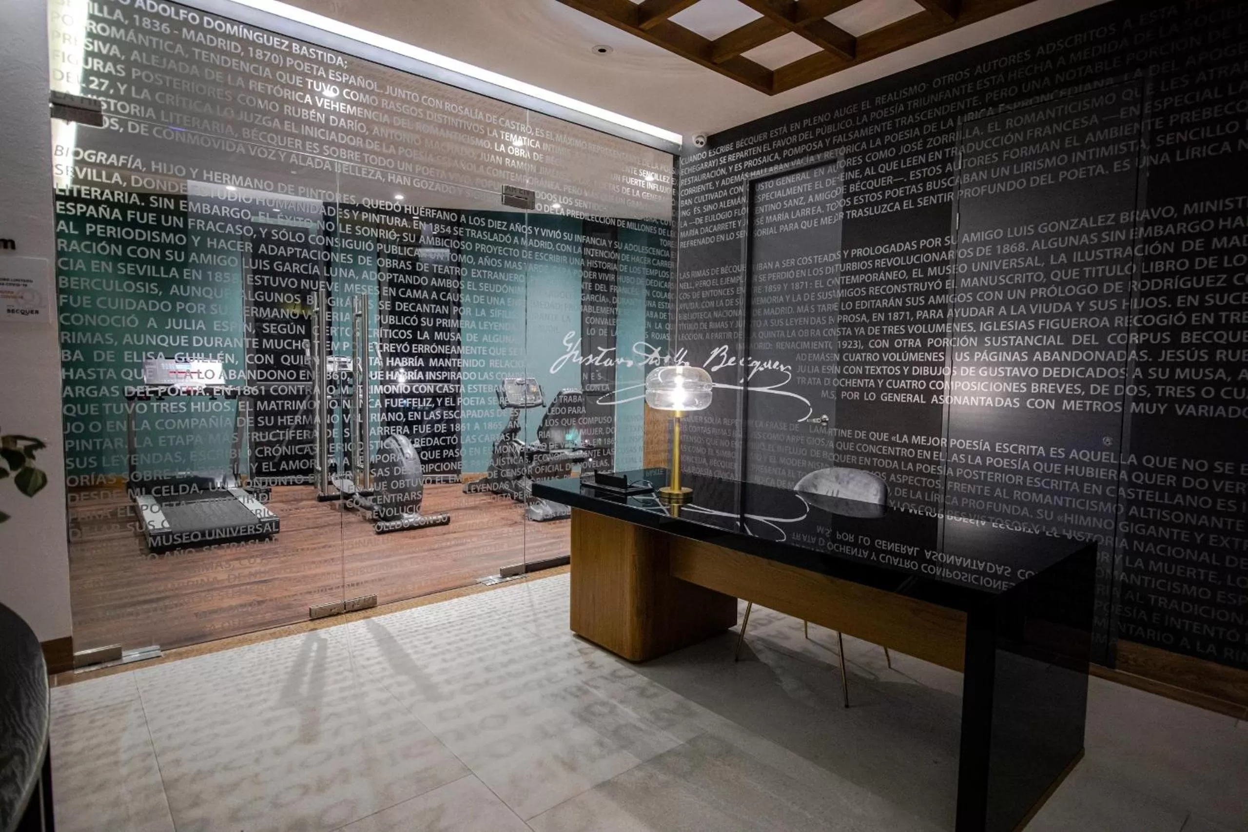 Fitness centre/facilities in Becquer Hotel Guadalajara