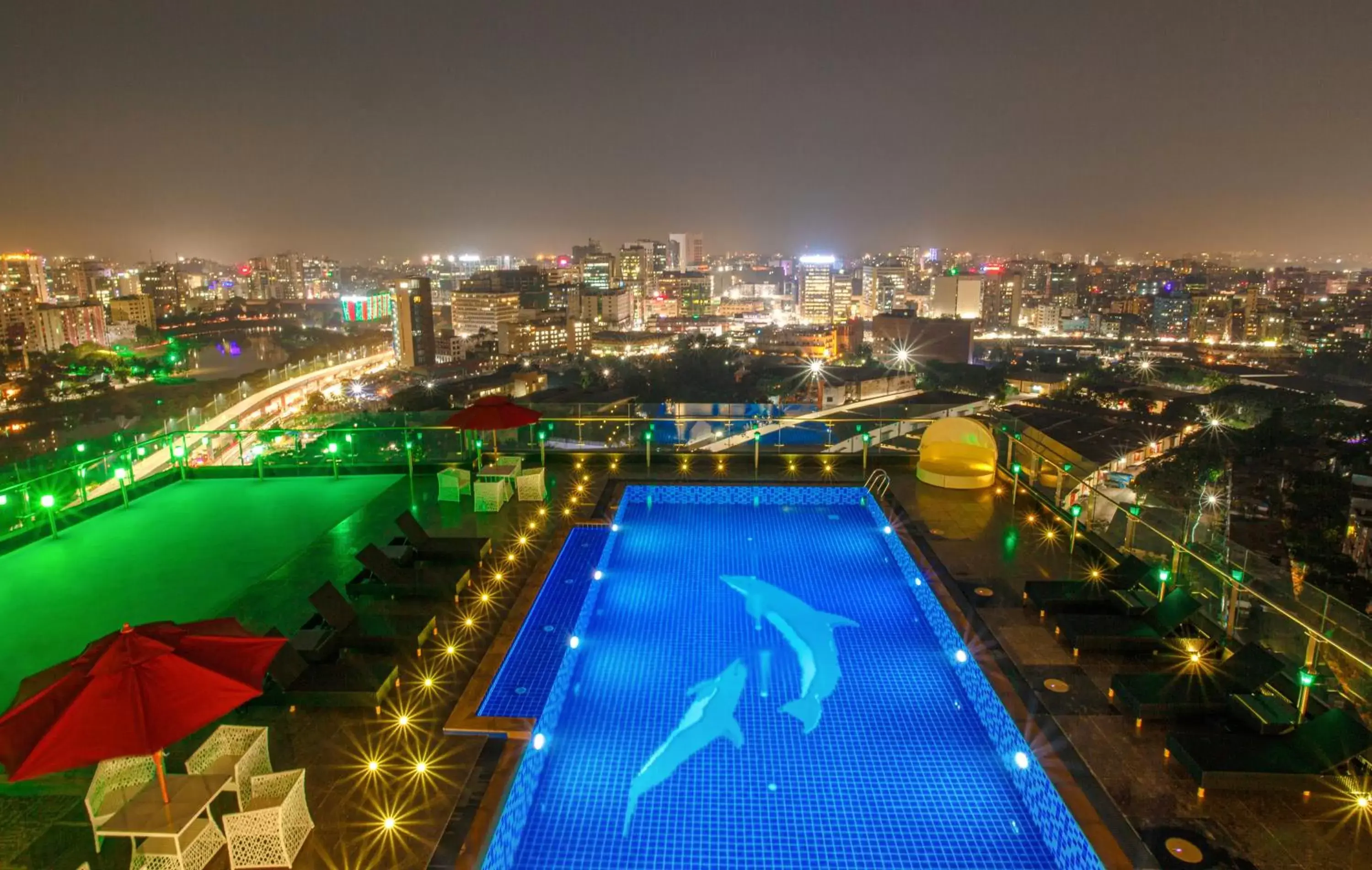 Pool View in Holiday Inn Dhaka City Centre, an IHG Hotel