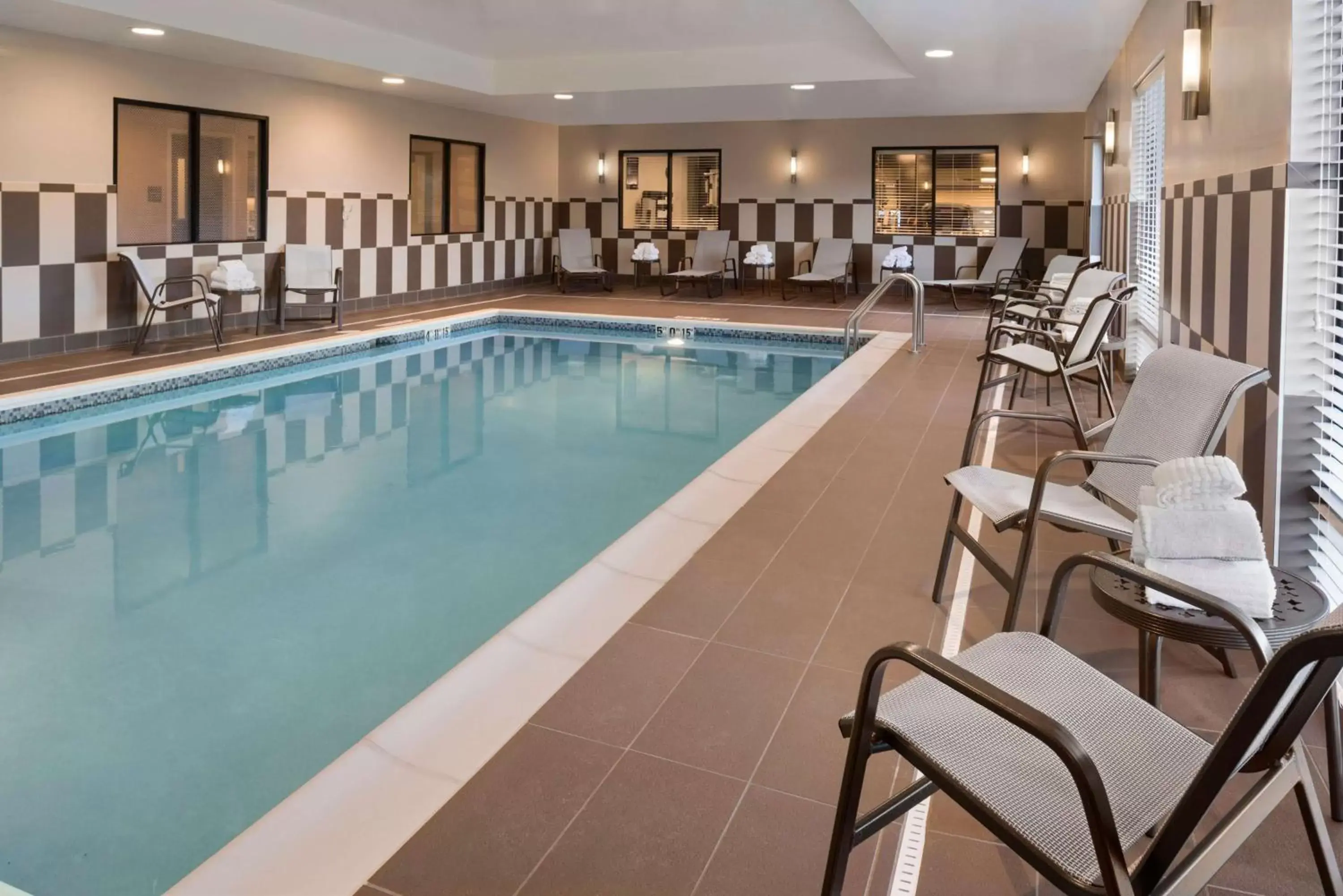 Pool view, Swimming Pool in Hampton Inn Lincoln Airport, Ne