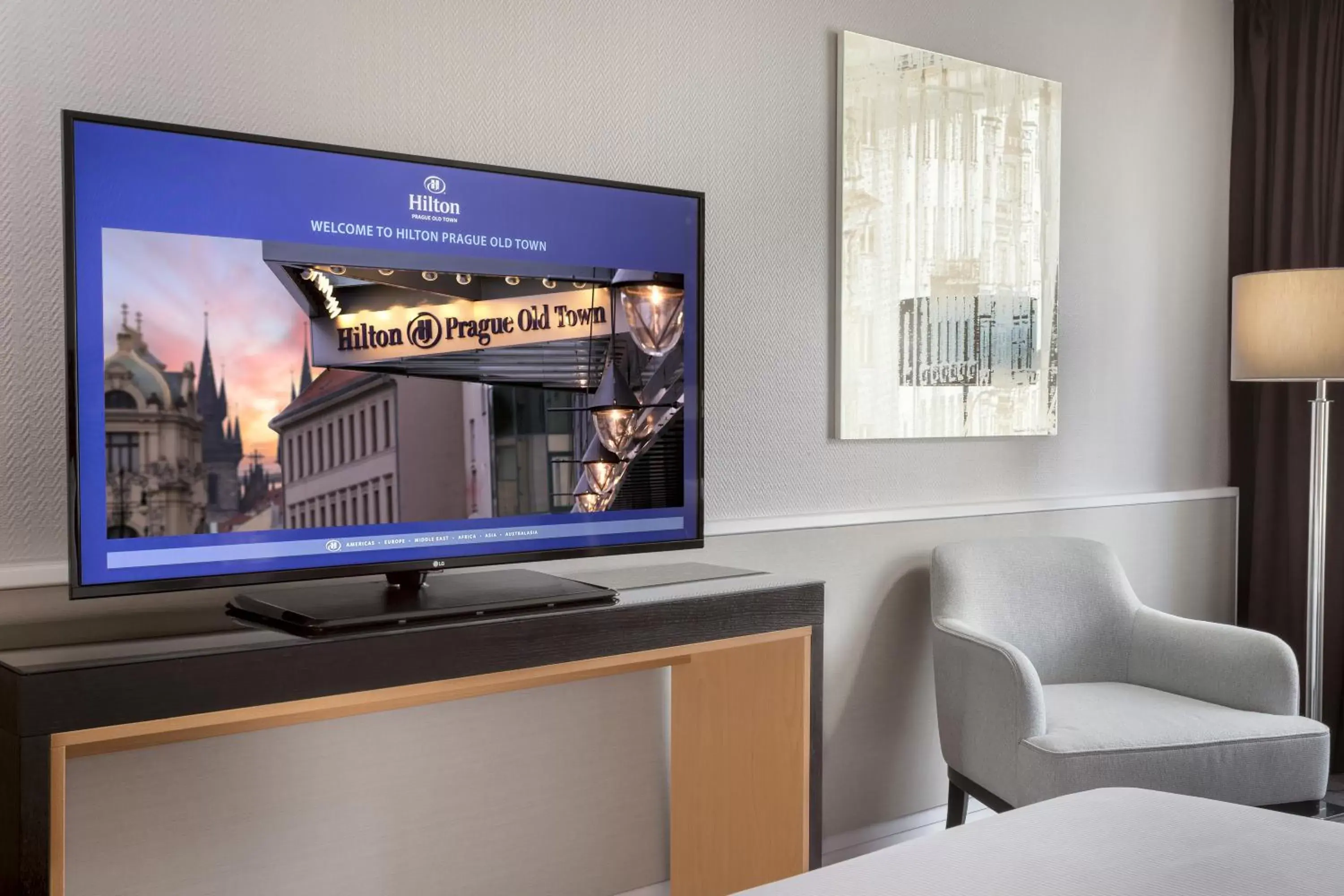 TV and multimedia, TV/Entertainment Center in Hilton Prague Old Town