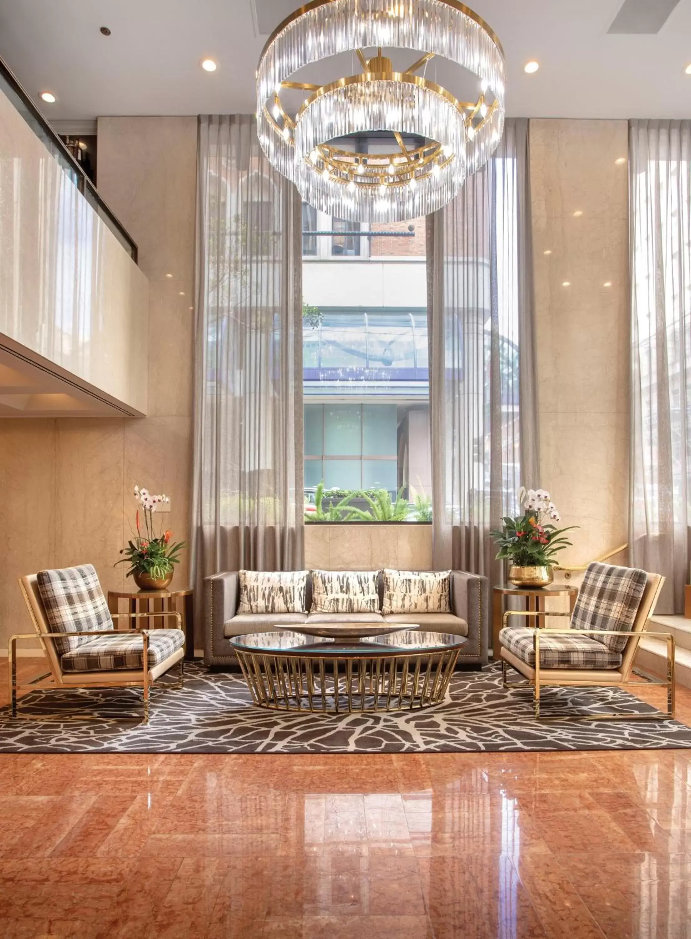 Lobby or reception in The Donatello Hotel Lobby or reception in The Donatello Hotel