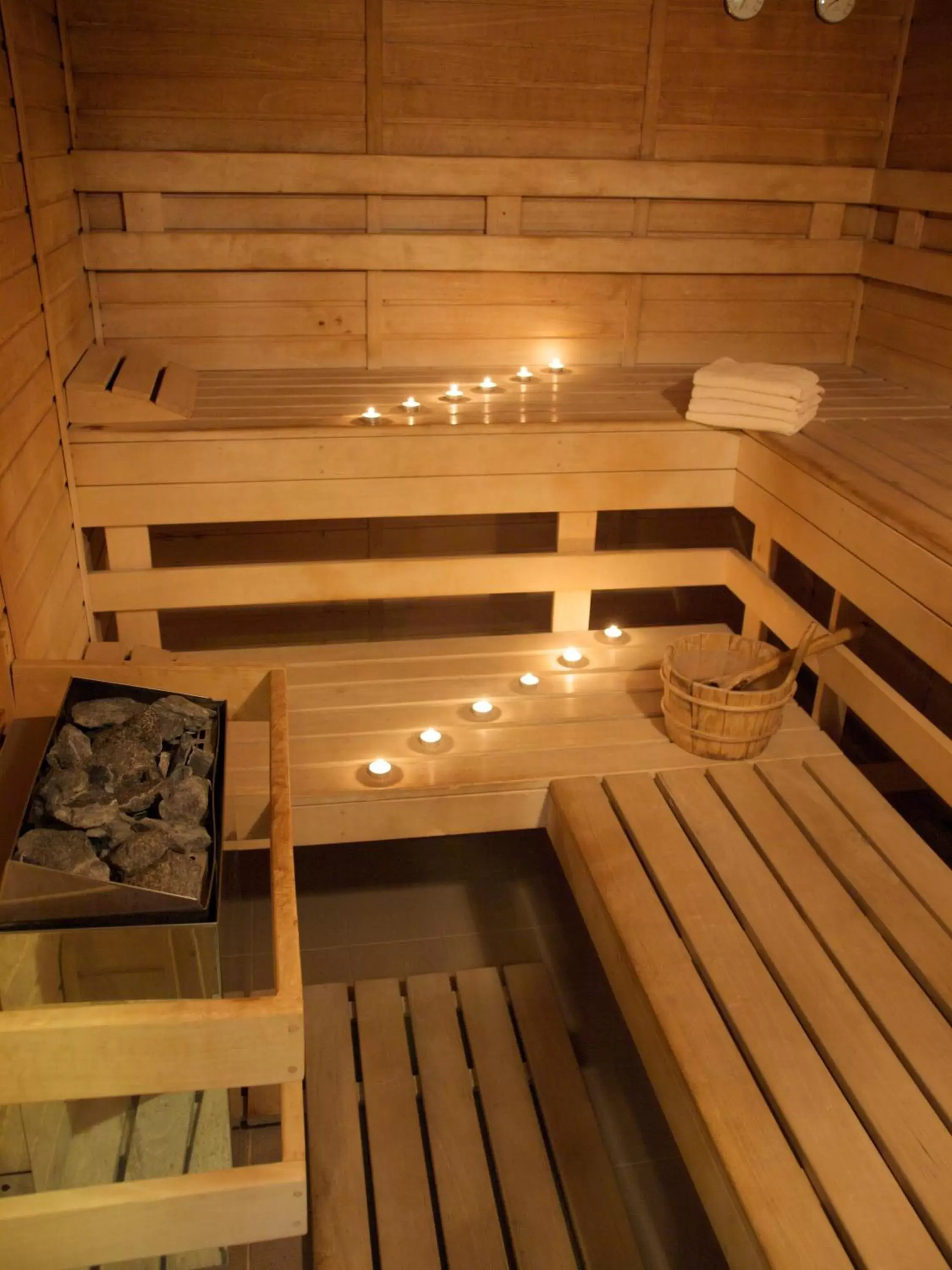 Sauna in Wellness Hotel Jean De Carro