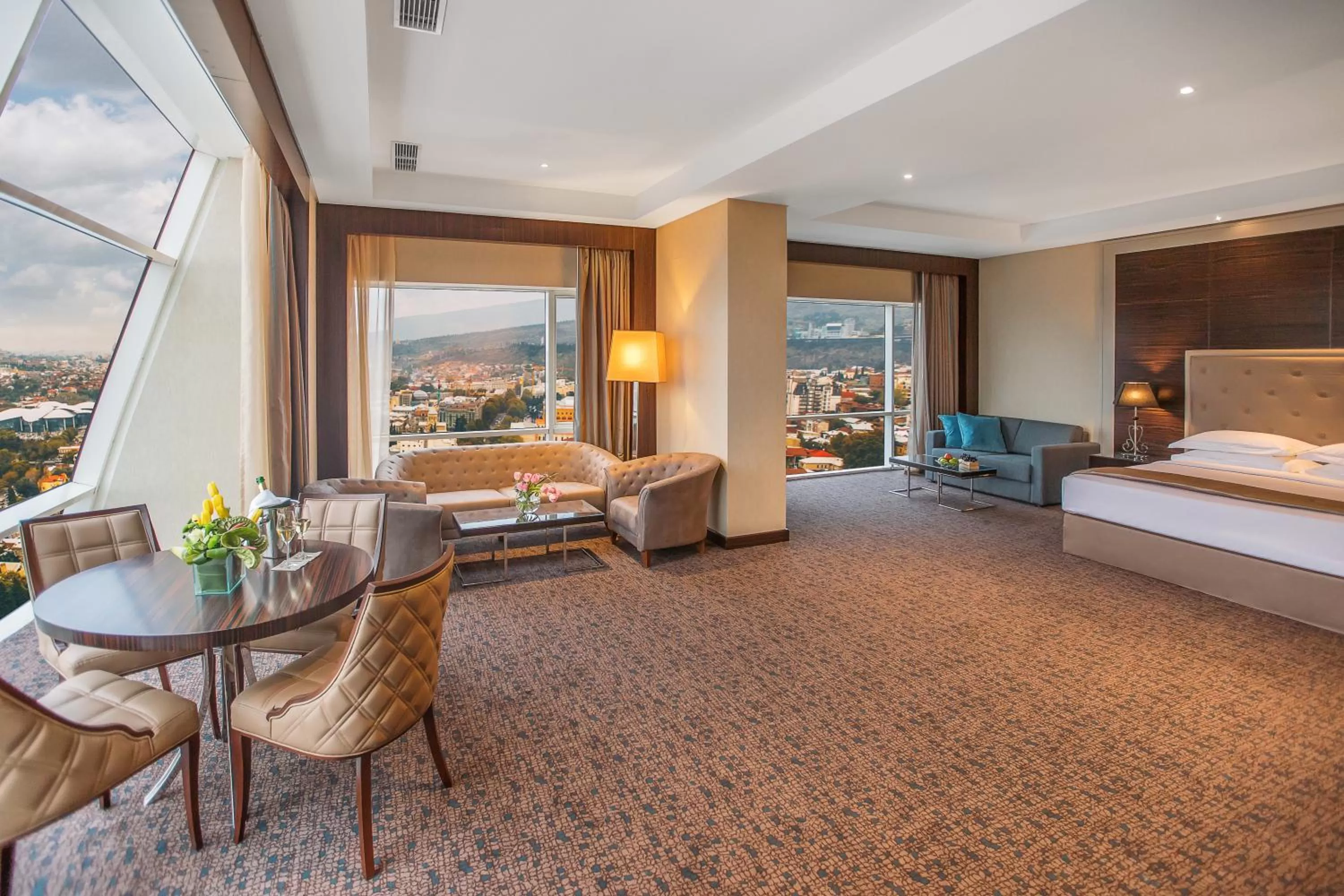 Living room, Bed in The Biltmore Tbilisi Hotel