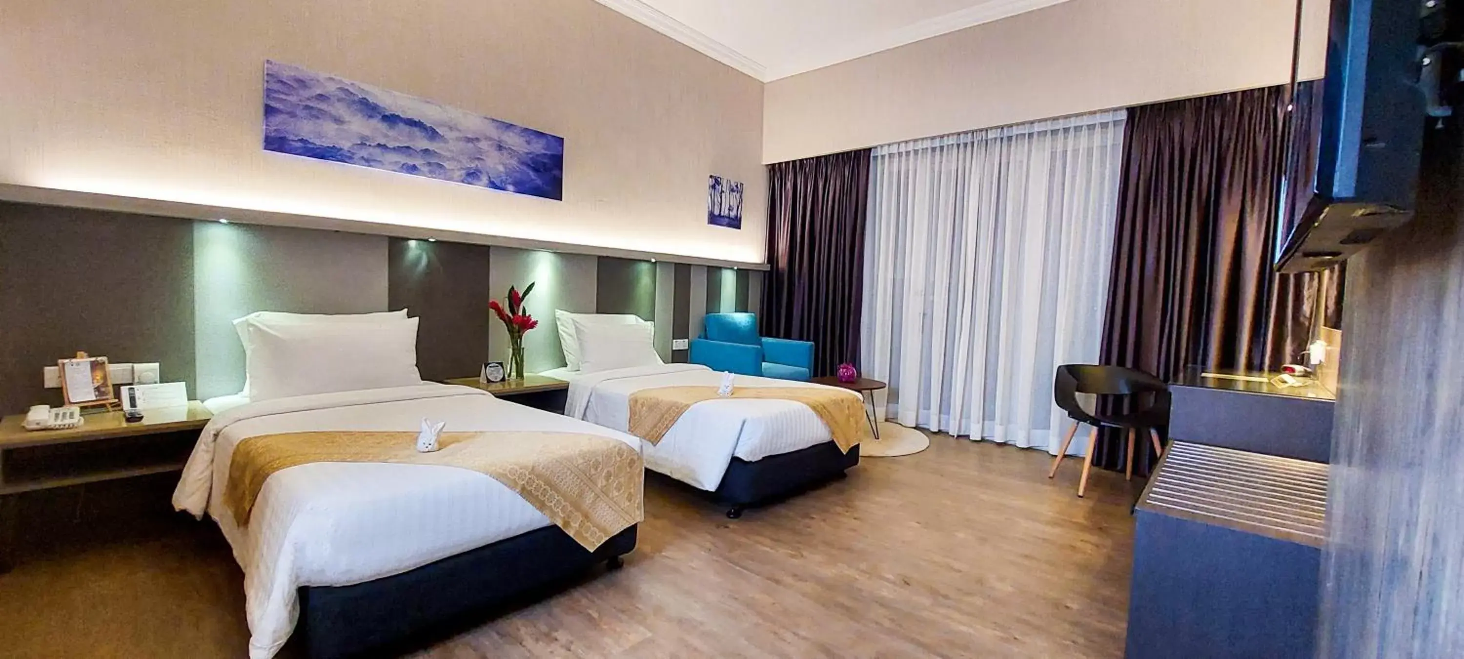 Bedroom, Bed in Bangi Resort Hotel