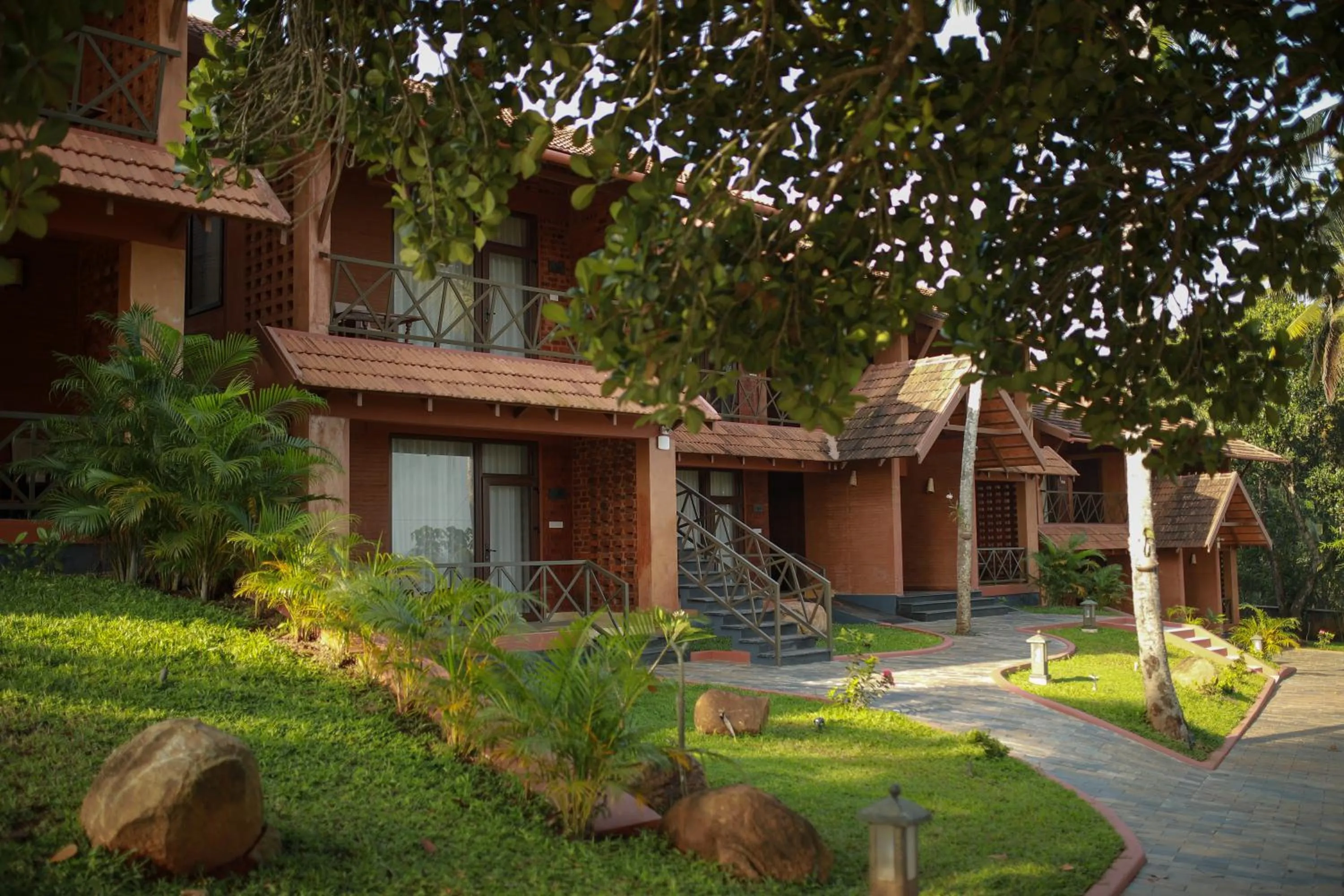 Property building in AMARA AYURVEDA RETREAT- Overlooking Evergreen Western Ghats an ecologically sustainable living space in Kovalam